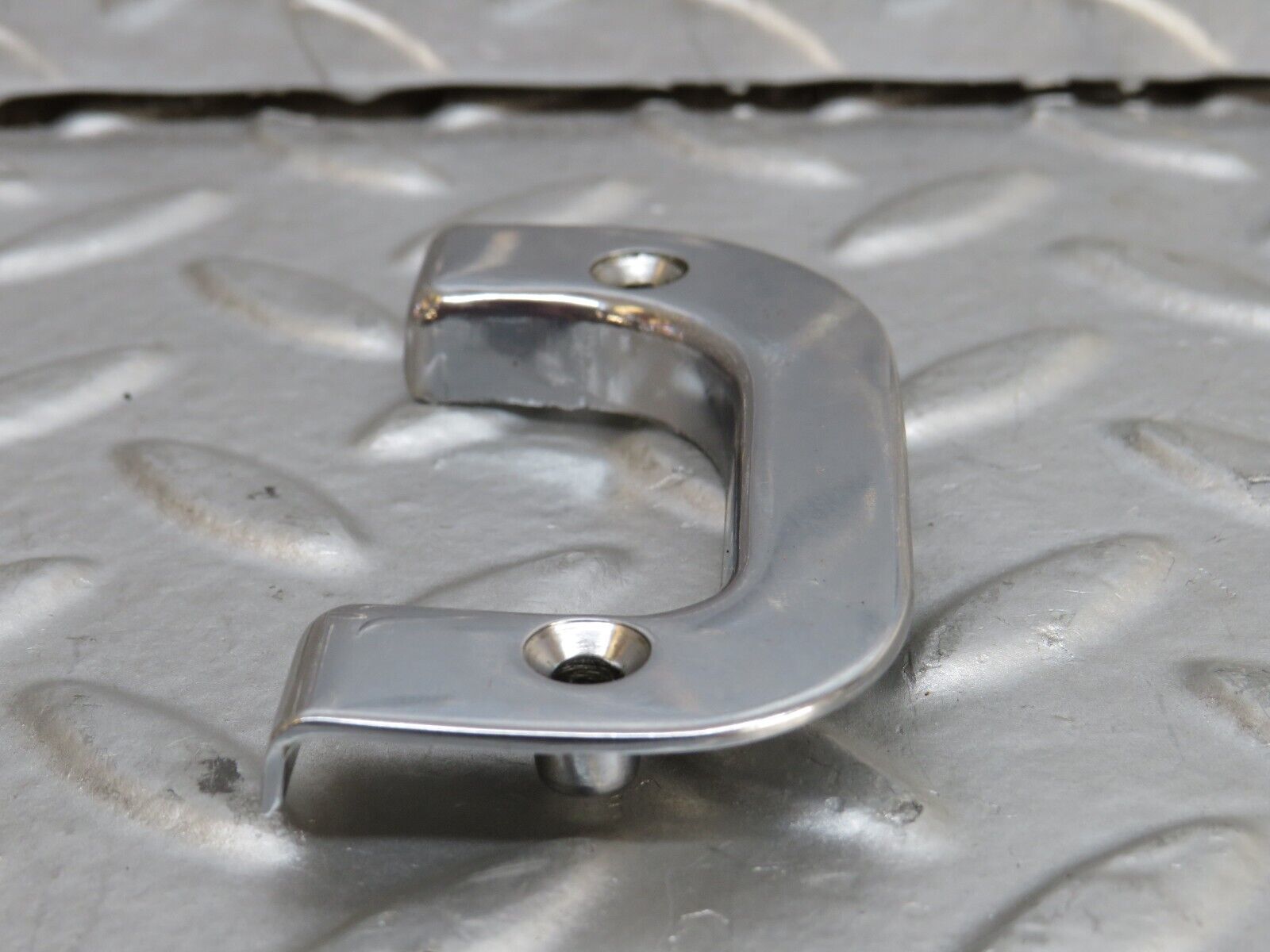 28282 Mercedes-Benz S123 240D Wagon Left Interior Chrome Latch Trim 1237230124