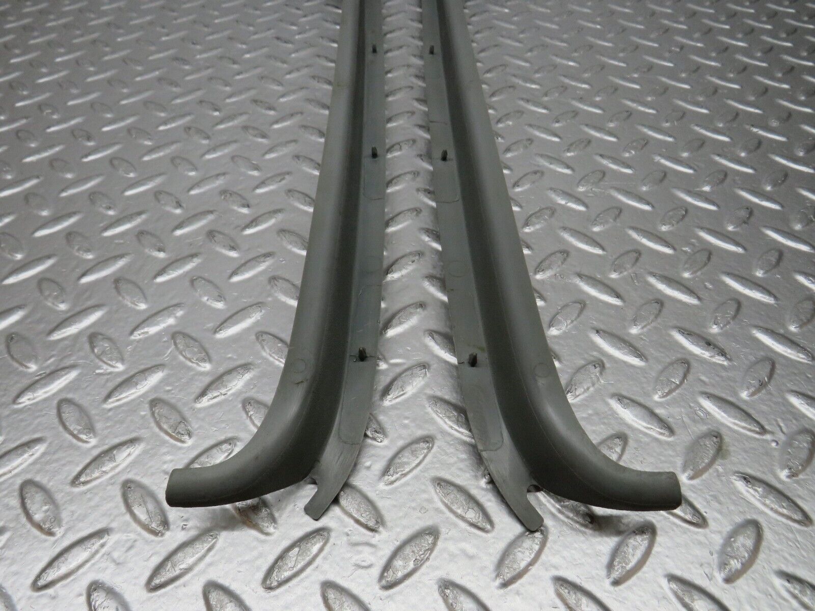 31302 Mercedes-Benz S124 220TE Inner Tailgate Cover Trim Pair Grey 1247450171