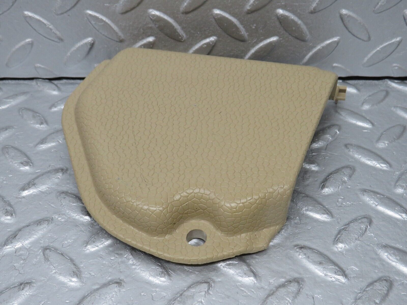 38267 Mercedes-Benz R129 280SL Coupe Trunk Lock Cover Cream 1296930027