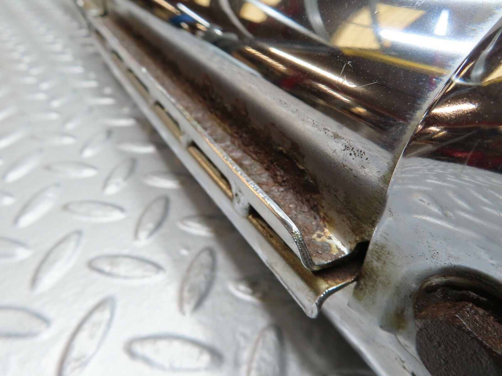 20474 Mercedes-Benz W114 280CE Coupe Front Chrome Bumper 1158802270