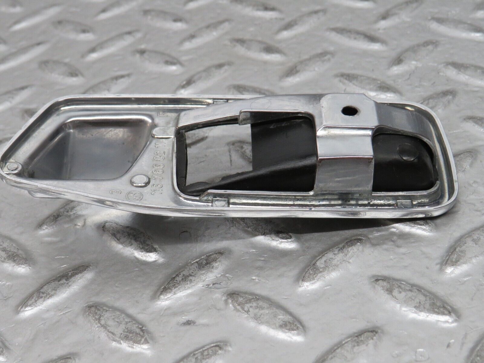 27973 Mercedes-Benz W123 280E Chrome Frame For Door Opener Right 1167660211