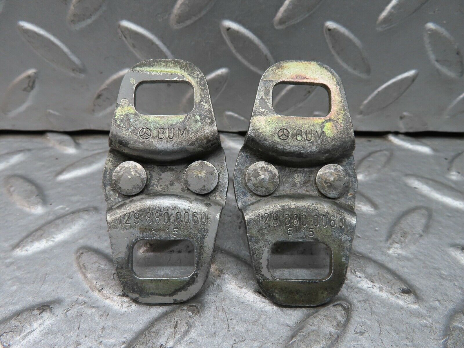 19459 Mercedes-Benz C140 CL420 Coupe Bonnet Lock Latch Pair 1298800060