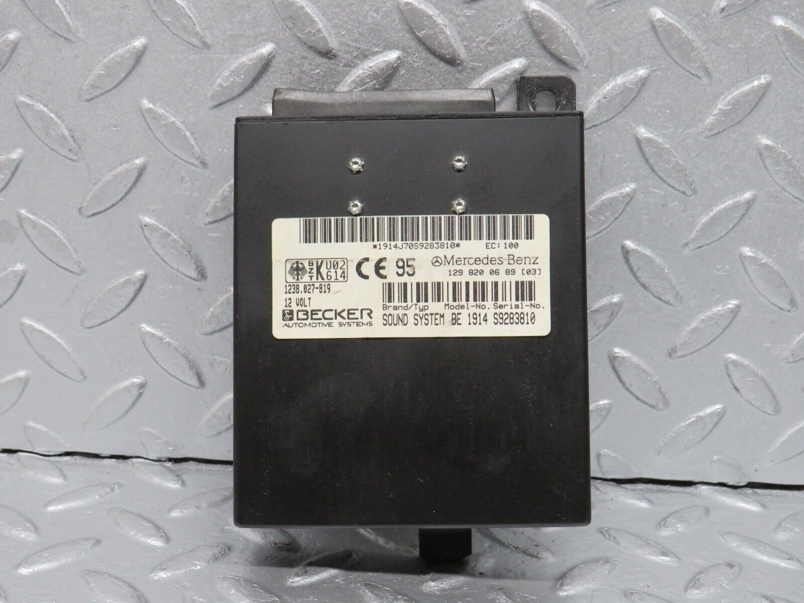 39559 Mercedes-Benz R129 320SL Coupe Audio Amplifier Control Unit Module 1298200689