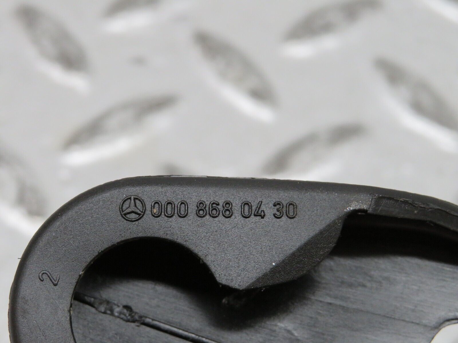 28494 Mercedes-Benz S123 240D Wagon Seat Belt Plastic Cap Pair 0008680430