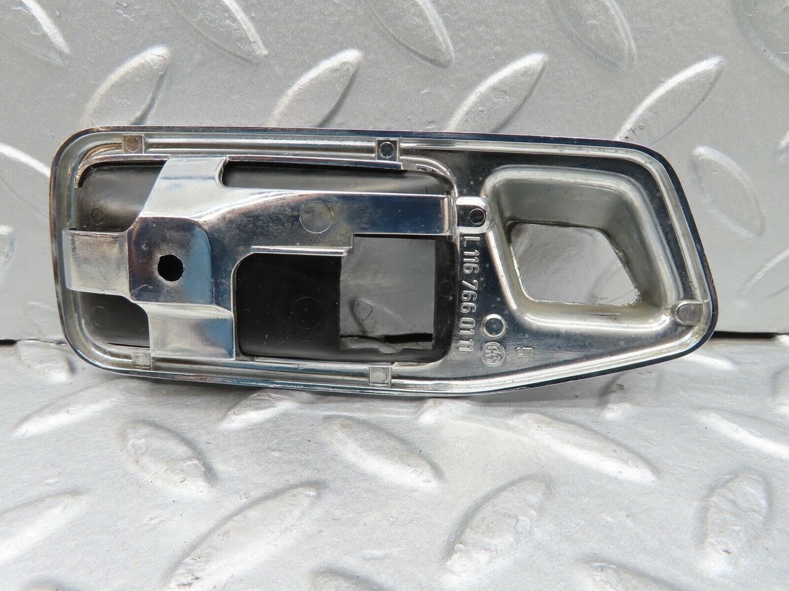 16059 Mercedes-Benz W123 280E Chrome Frame For Door Opener Left 1167660111