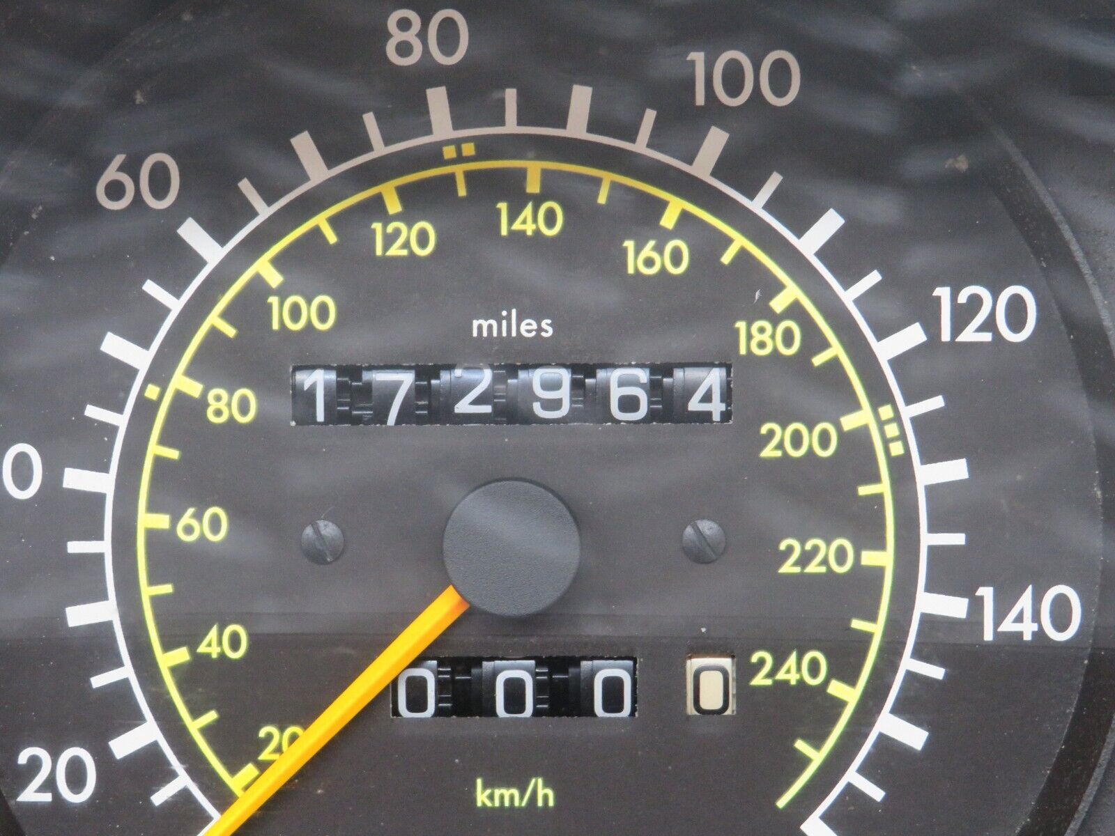 36303 Mercedes-Benz W126 420SE Instrument Cluster 1265424760 1265424760