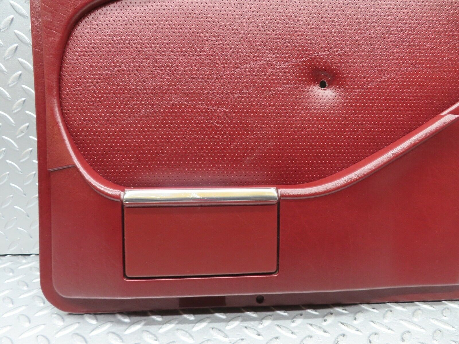 21457 Mercedes-Benz W126 300SE Rear Right Door Card Burgundy Red 1267370270