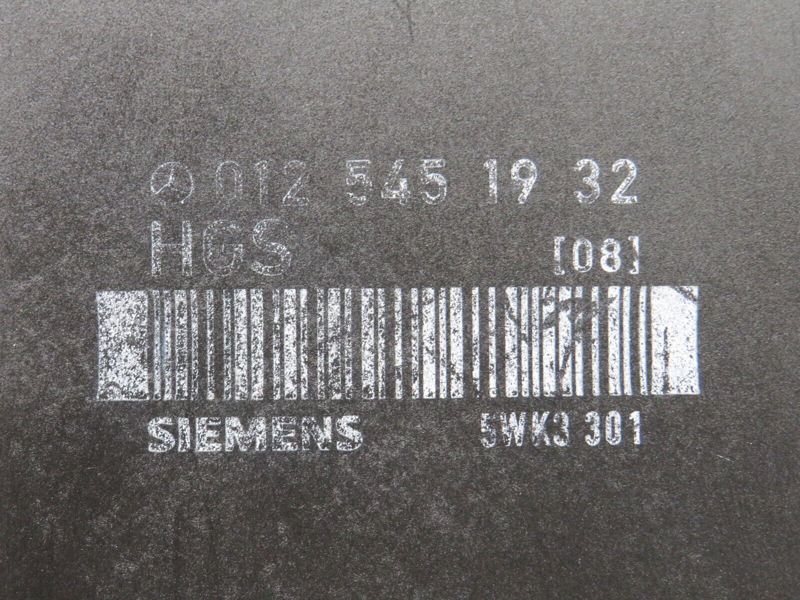 37903 Mercedes-Benz A124 320E Cabriolet Gearbox Control Unit Siemens 0125451932