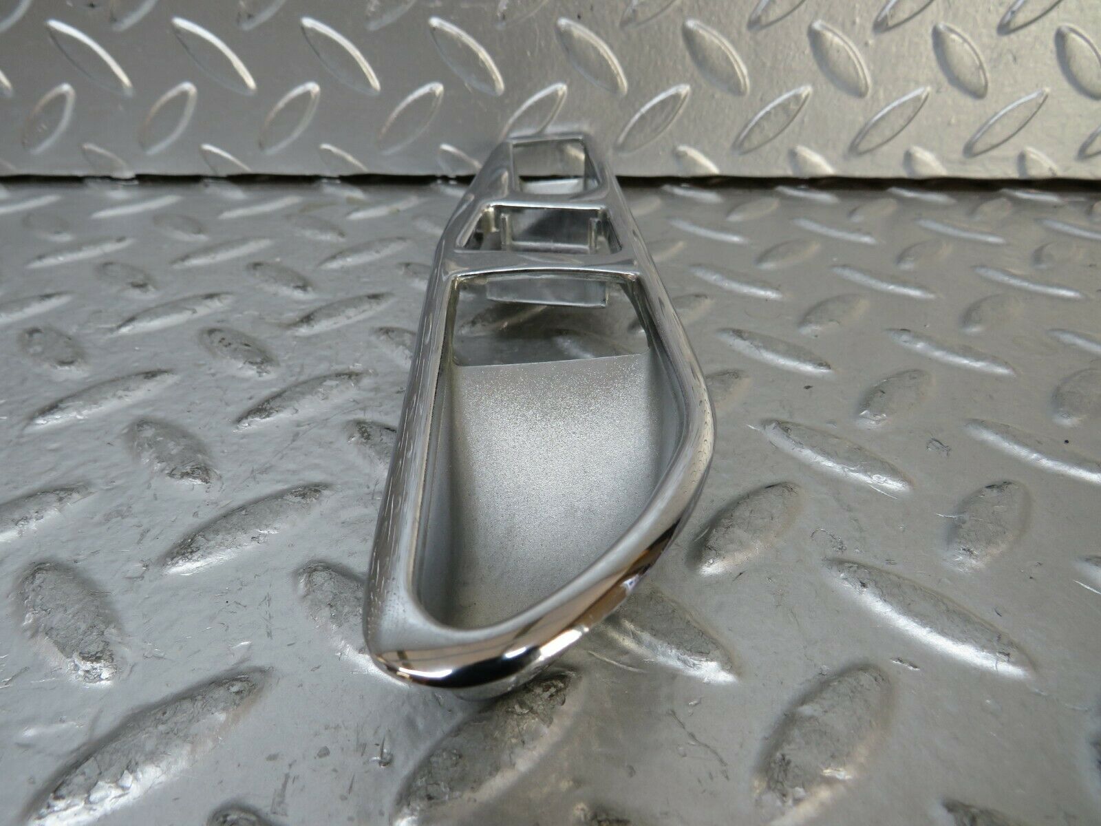 23734 Mercedes-Benz C107 450SLC Interior Door Handle Chrome Surround Left Side