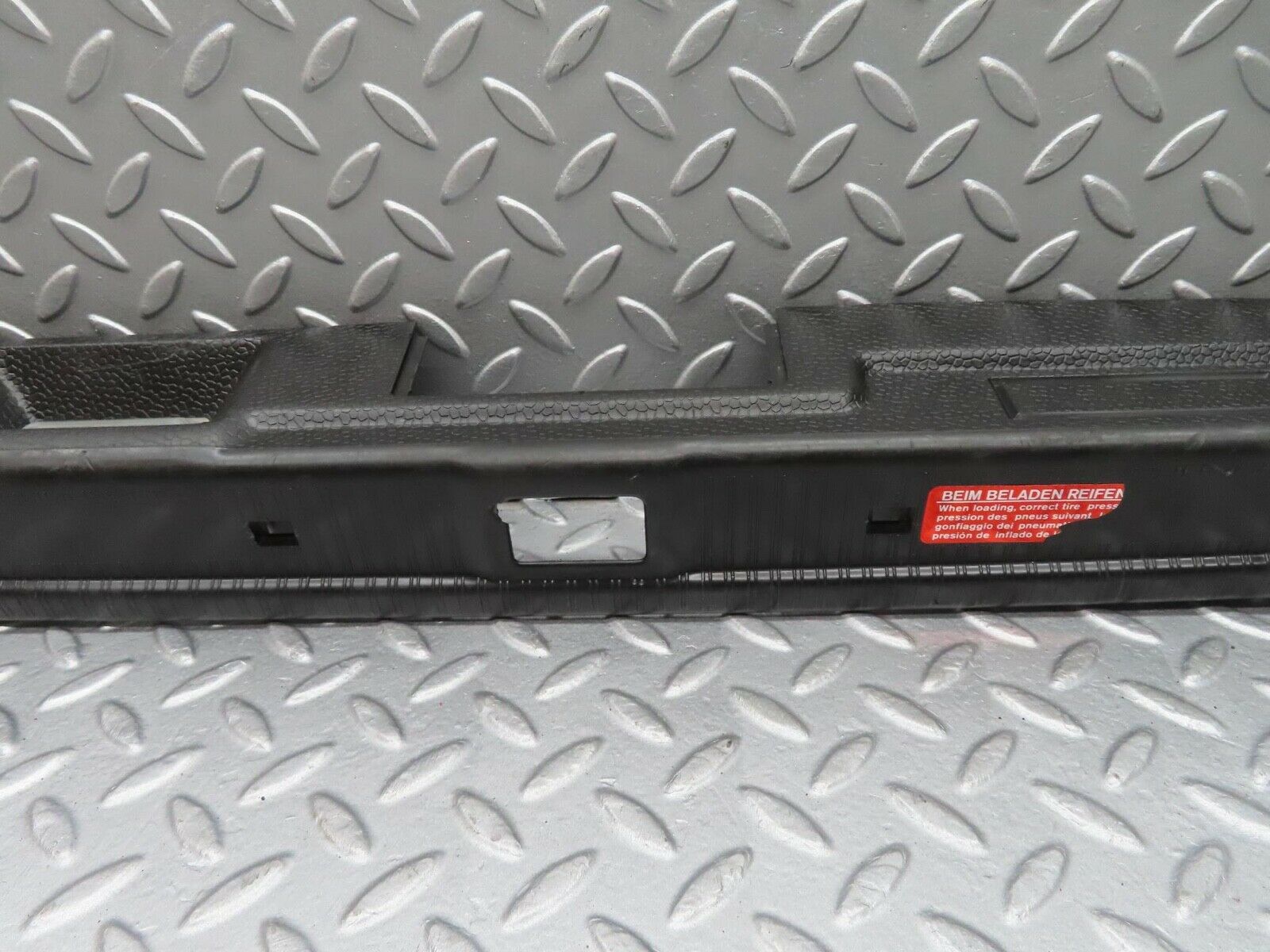 11862 Mercedes-Benz R129 300SL Coupe Boot Lock Cover Trim 1296980089