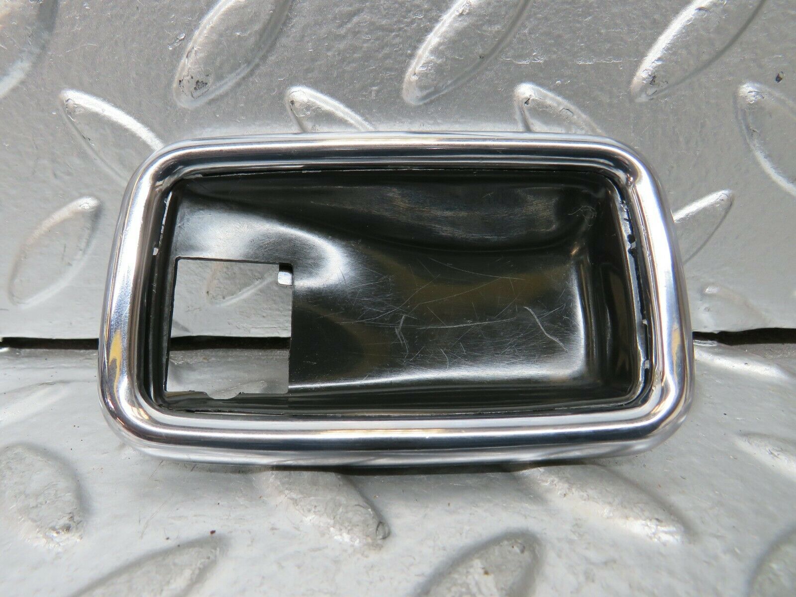 23449 Mercedes-Benz W114 280E Chrome Frame For Door Handle Left 1087660511