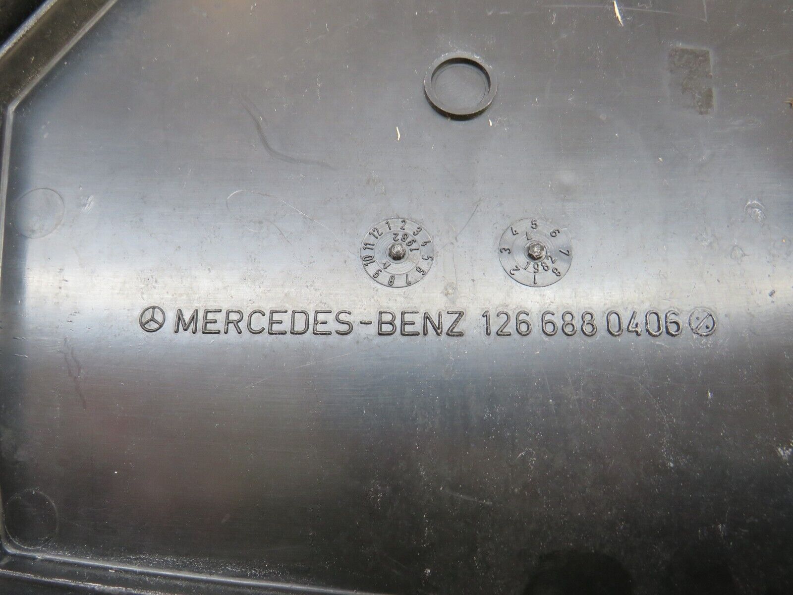 34269 Mercedes-Benz C126 380SEC Coupe Front Right Kick Panel 1266880406