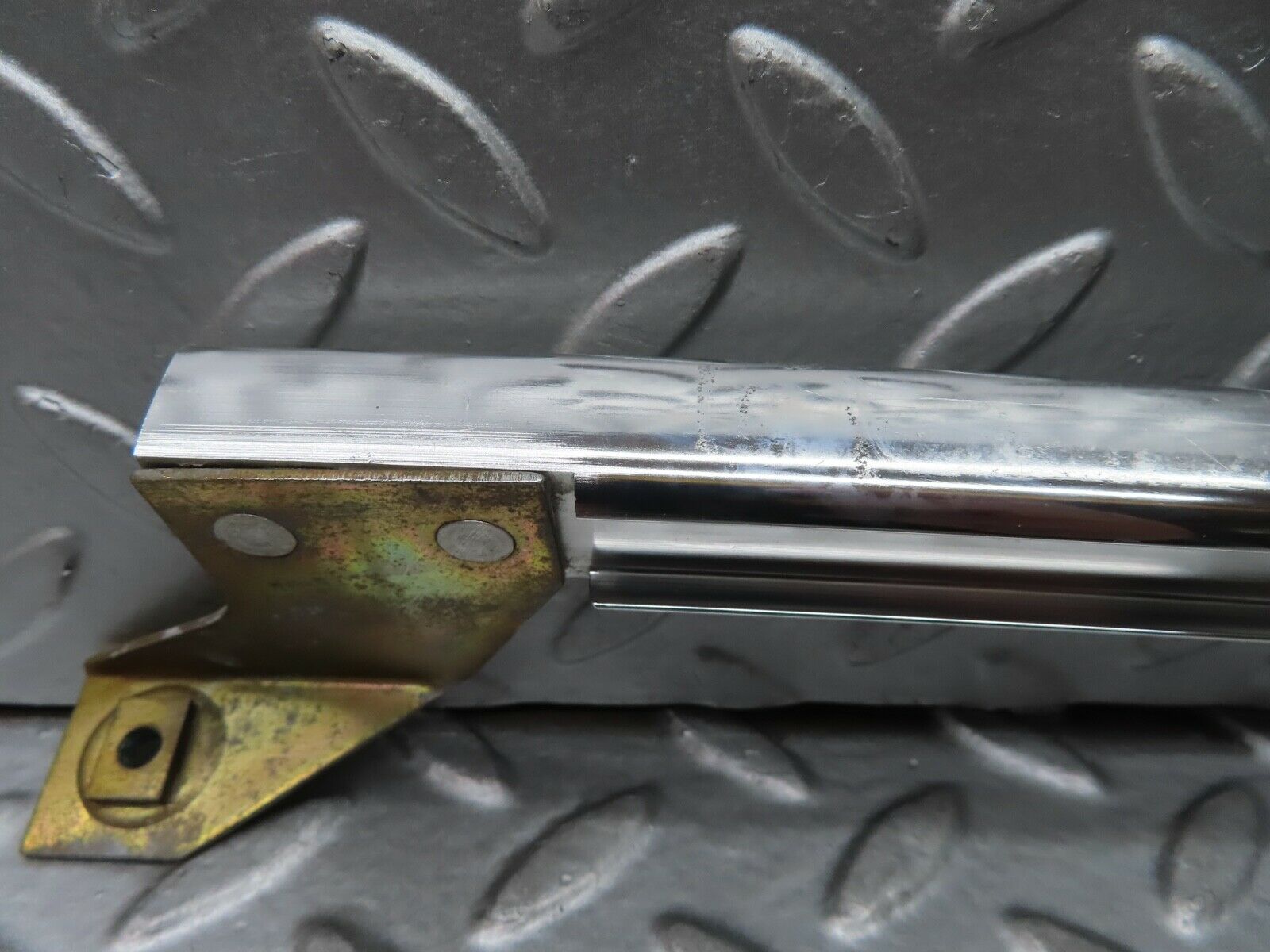 21068 Mercedes-Benz W123 230E Rear Left Door Chrome Window Channel