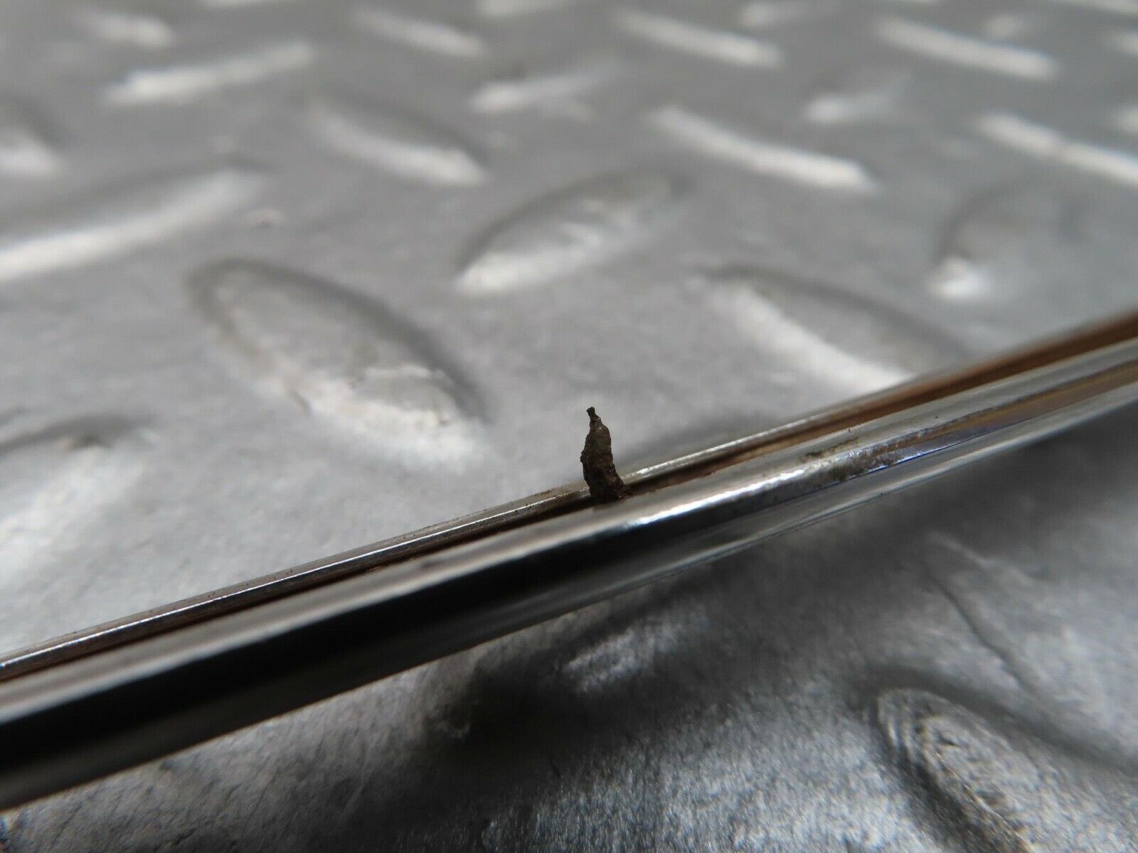 12898 Mercedes-Benz W111 220SE Front Right Door Card Chrome Trim