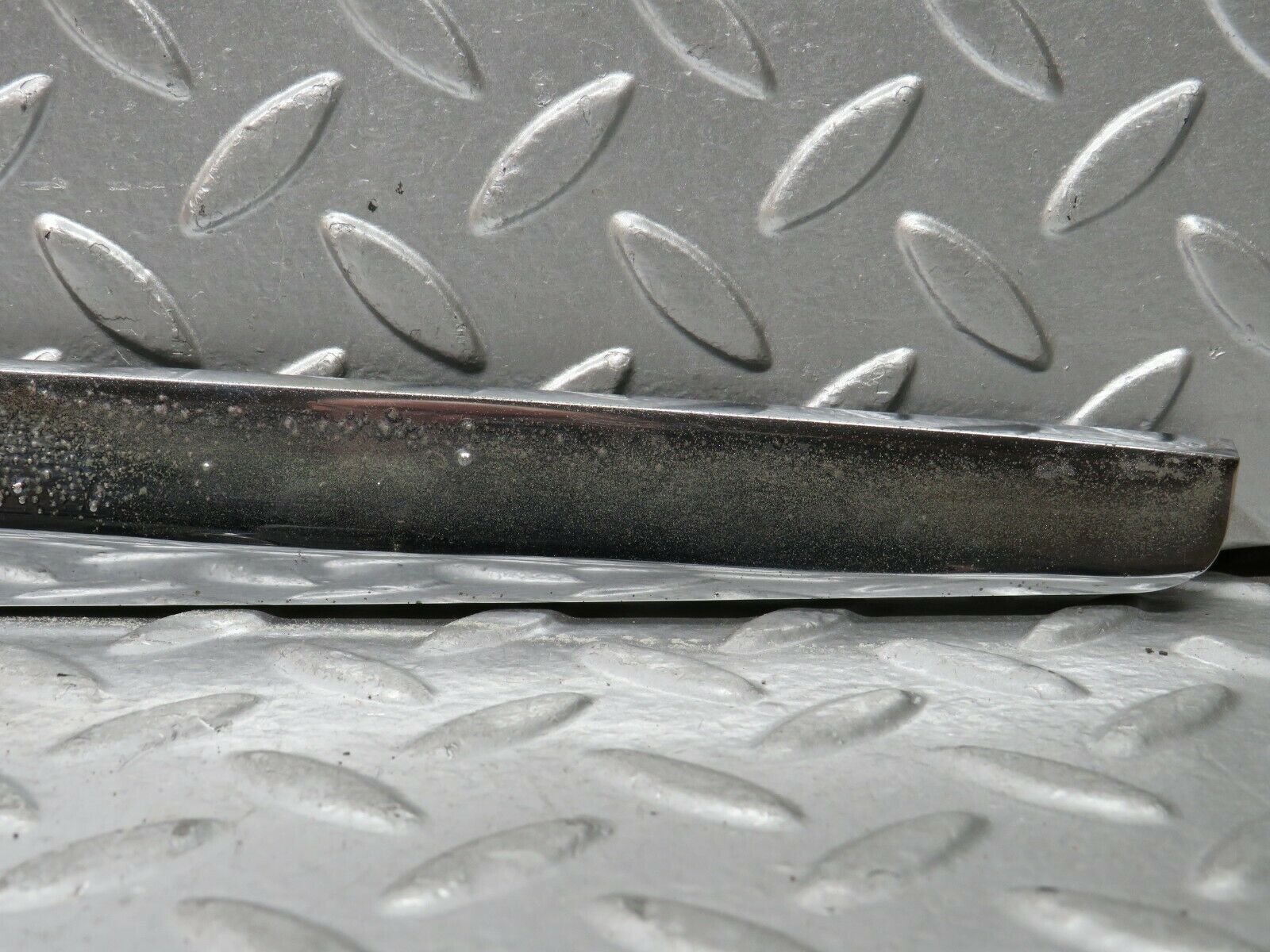 23787 Mercedes-Benz C107 450SLC Coupe Trunk Chrome Handle Moulding Left