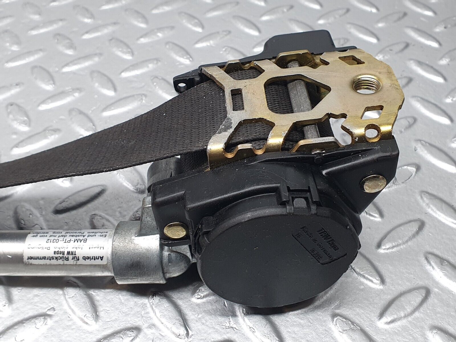 41269 Mercedes-Benz W126 300SE Front Left Seat Belt With Buckle 1268603986