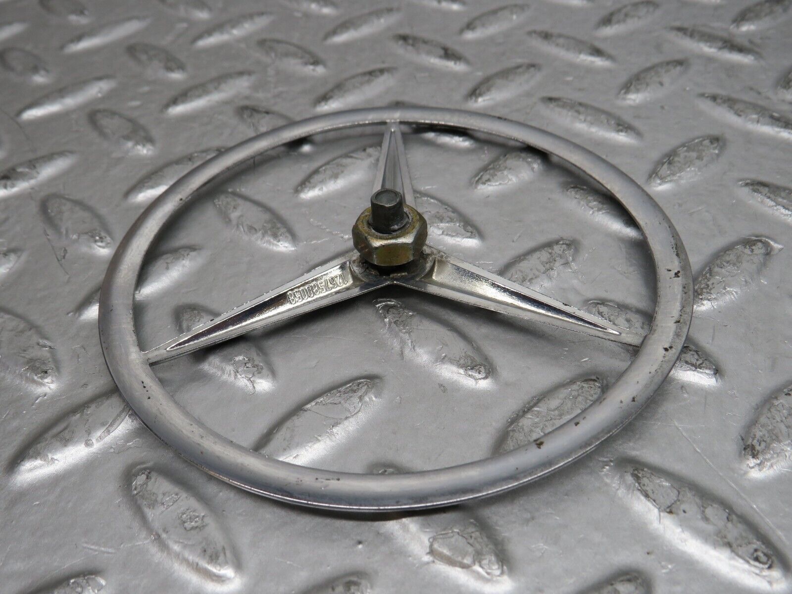 29706 Mercedes-Benz W123 230E Trunk Boot Lid Emblem 1267580058