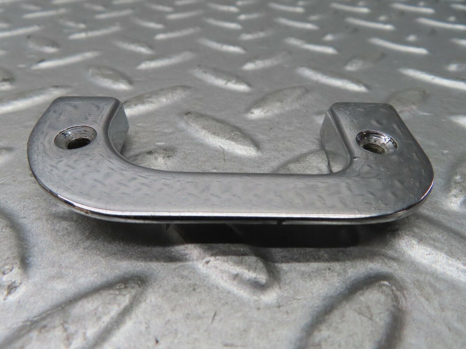 19164 Mercedes-Benz W123 300D Right Chrome Door Latch Trim 1237230224