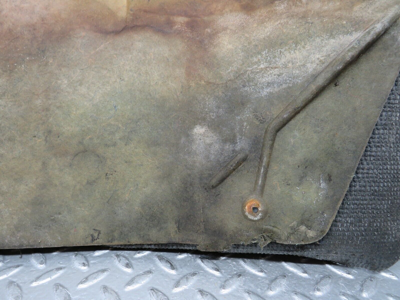 26863 Mercedes-Benz W123 240D Centre Console Carpet Left Side Blue