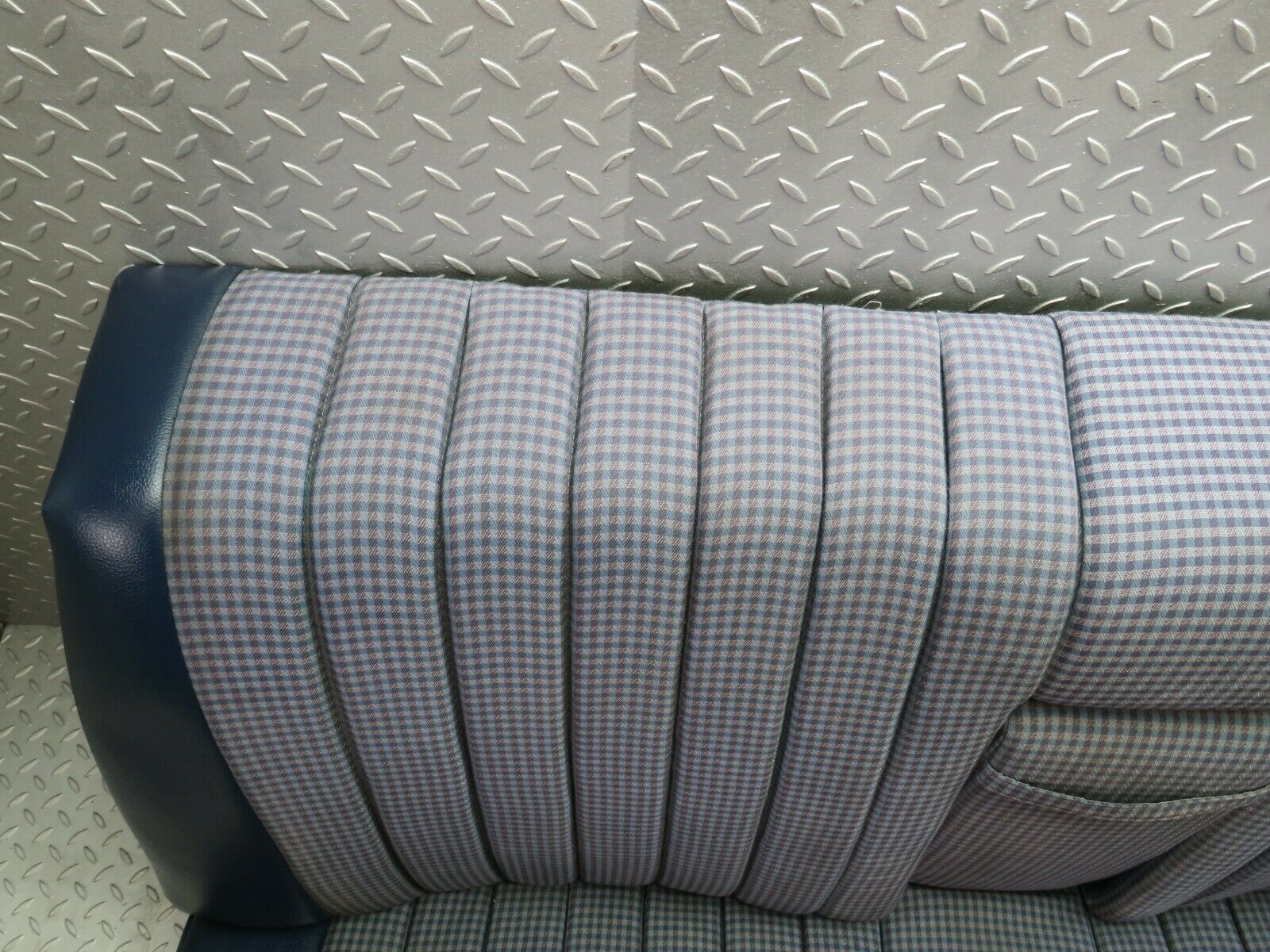 23276 Mercedes-Benz W116 350SE Rear Seat Half Leather Blue 1169240316