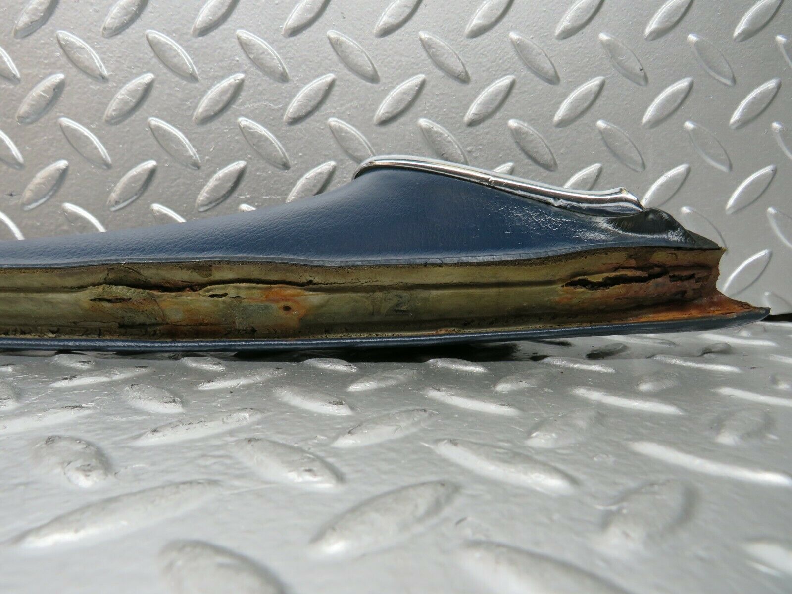 23193 Mercedes-Benz W116 350SE Rear Right Door Interior Trim Blue