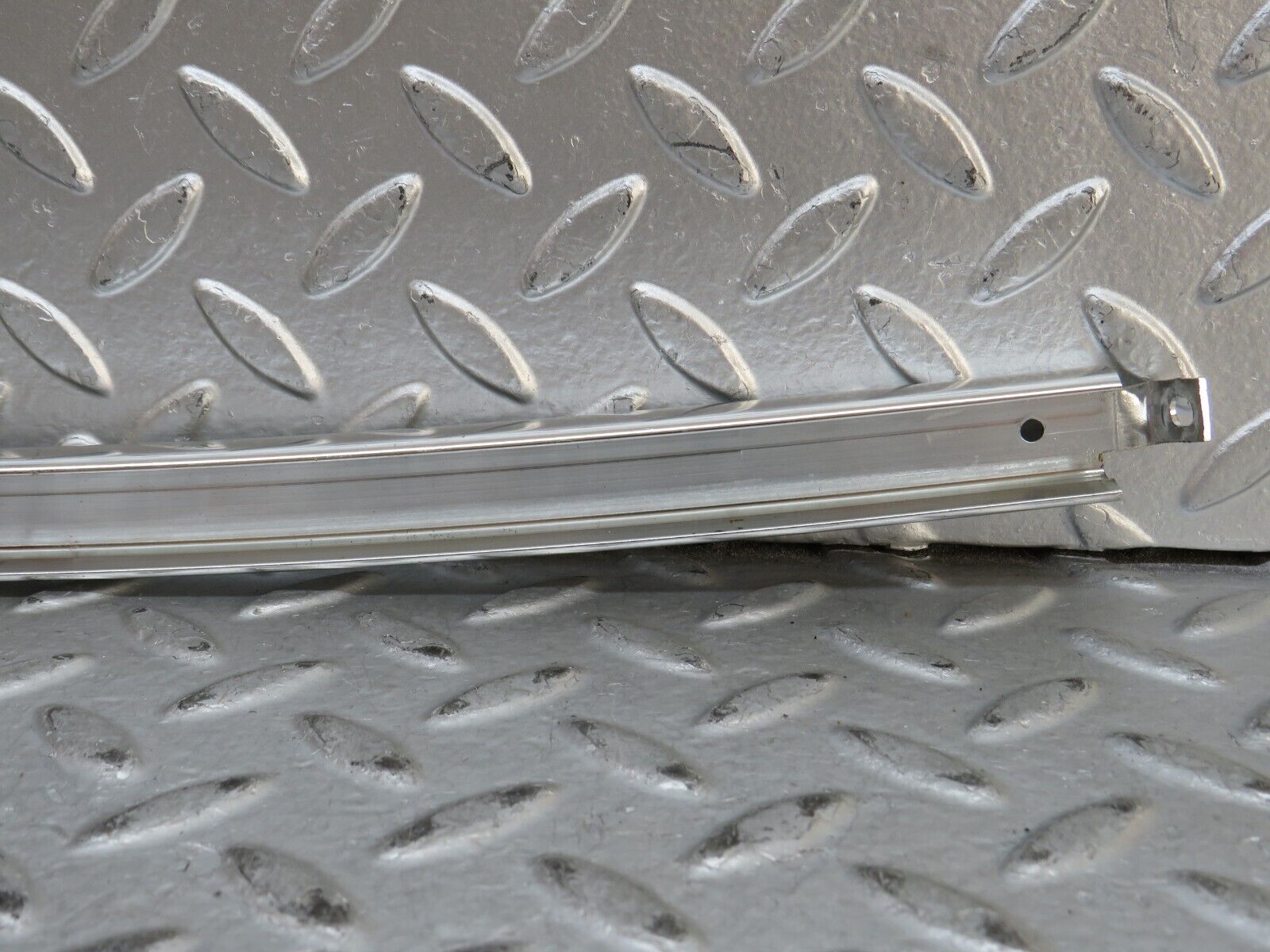 28278 Mercedes-Benz S123 240D Wagon Rear Left Chrome Window Channel