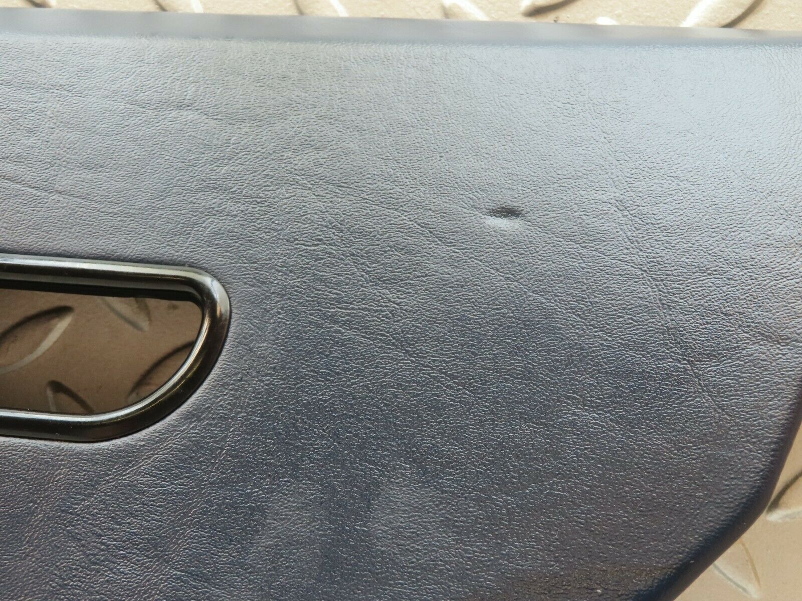 4341 Mercedes-Benz W123 230E C Pillar Cover Panel Right Side Blue 1236900425