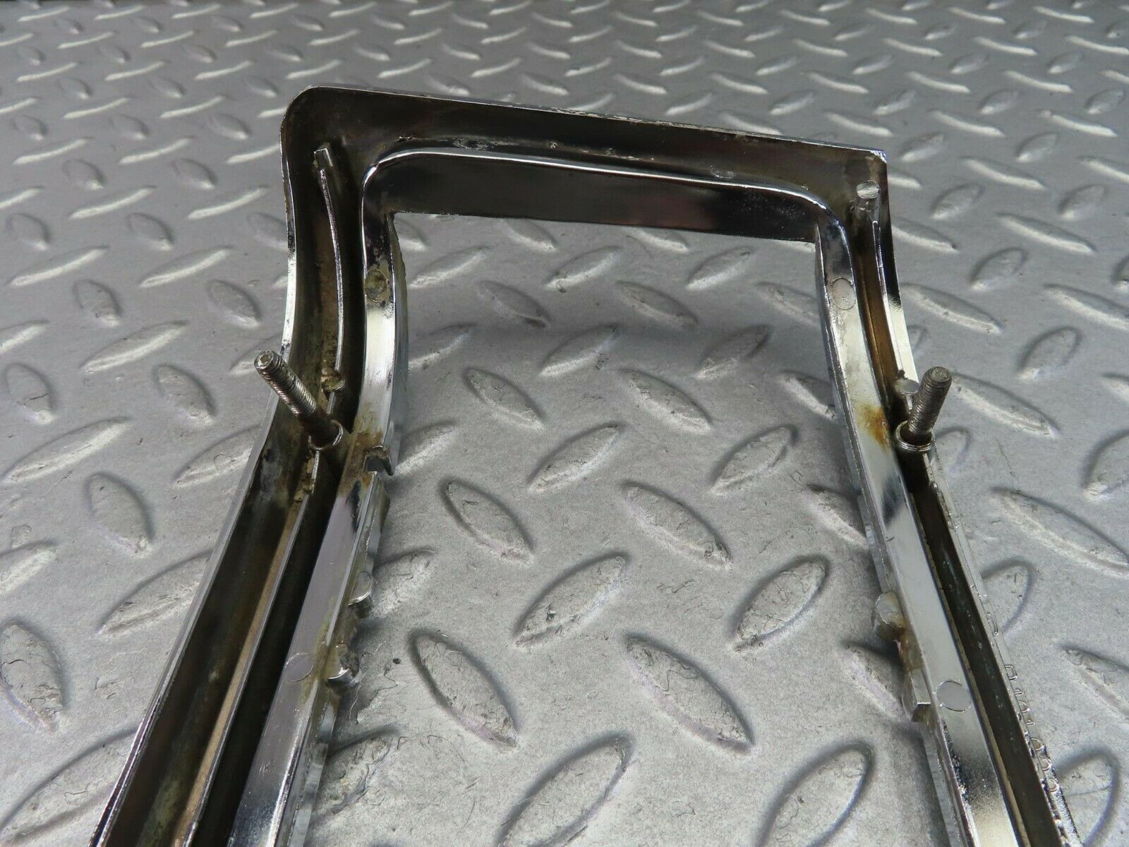 8482 Mercedes-Benz W115 Tail Light Chrome Frame Right Side