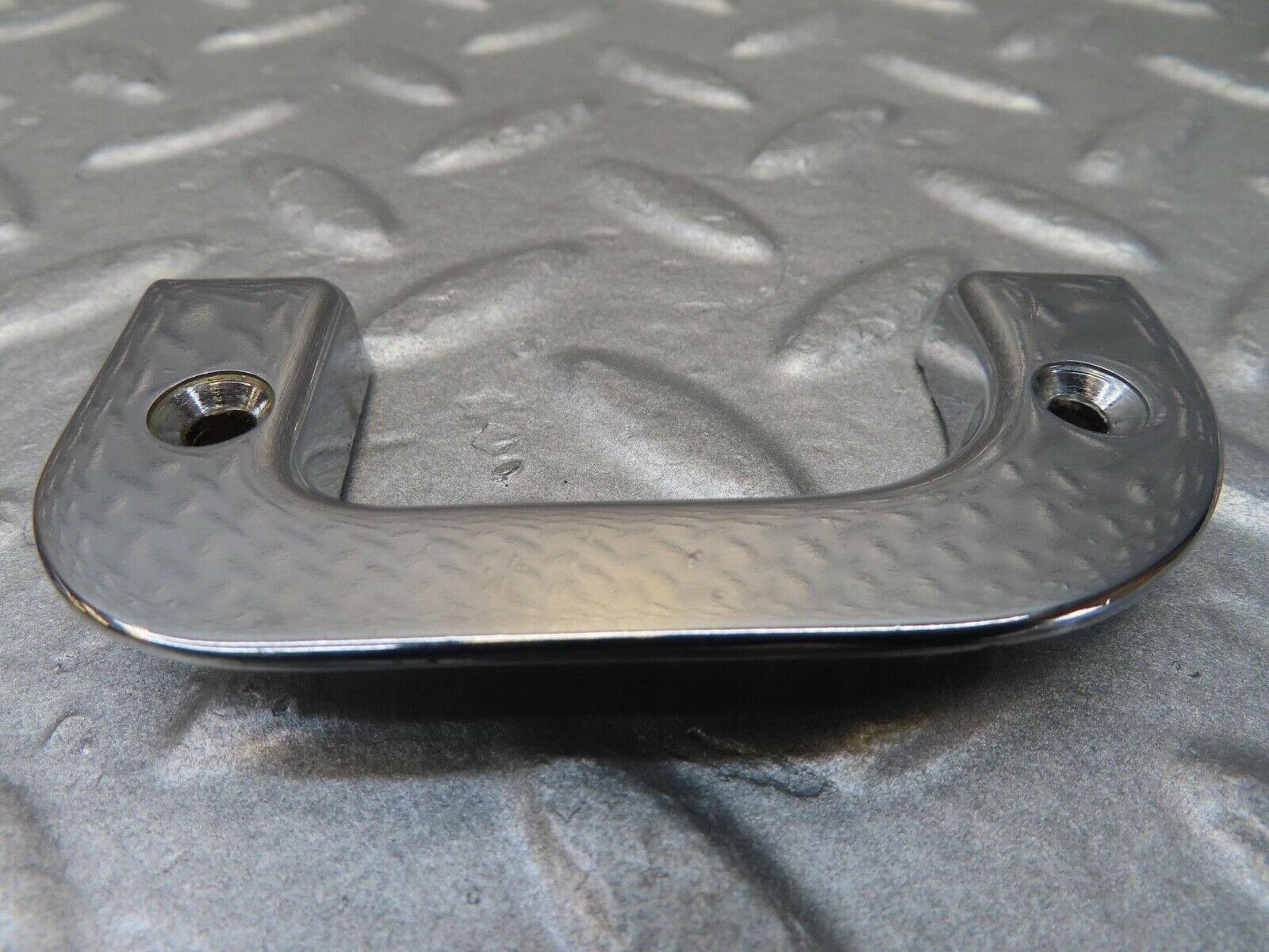 16040 Mercedes-Benz W123 280E Left Interior Chrome Door Latch Trim 1237230124