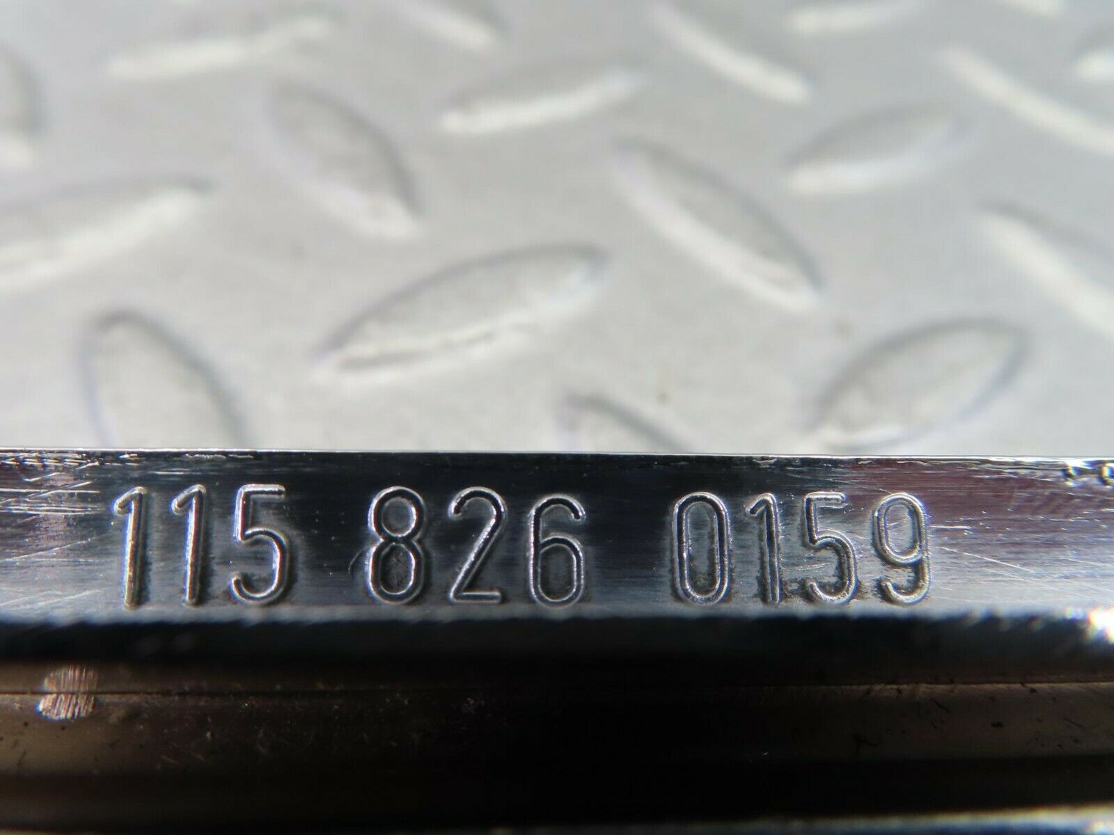 8485 Mercedes-Benz W115 Tail Light Chrome Frame Left 1158260159