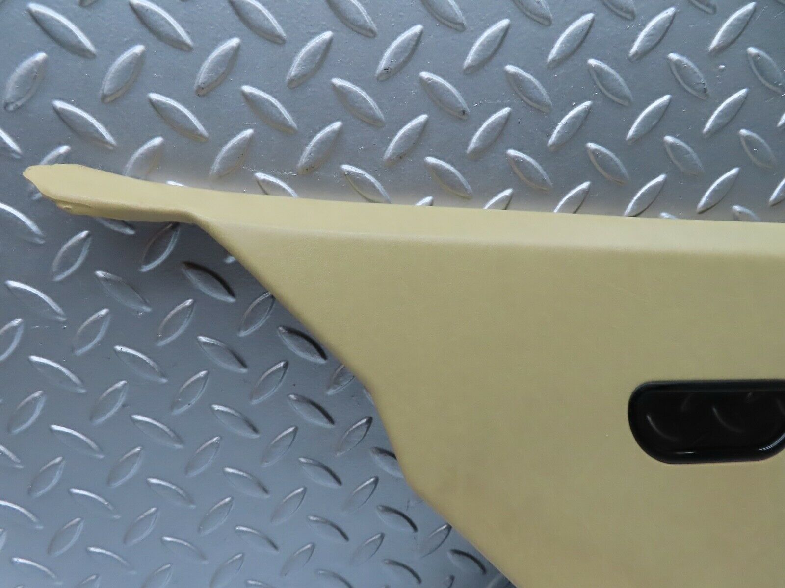 21049 Mercedes-Benz W123 230E C Pillar Cover Left Side Beige 1236900325