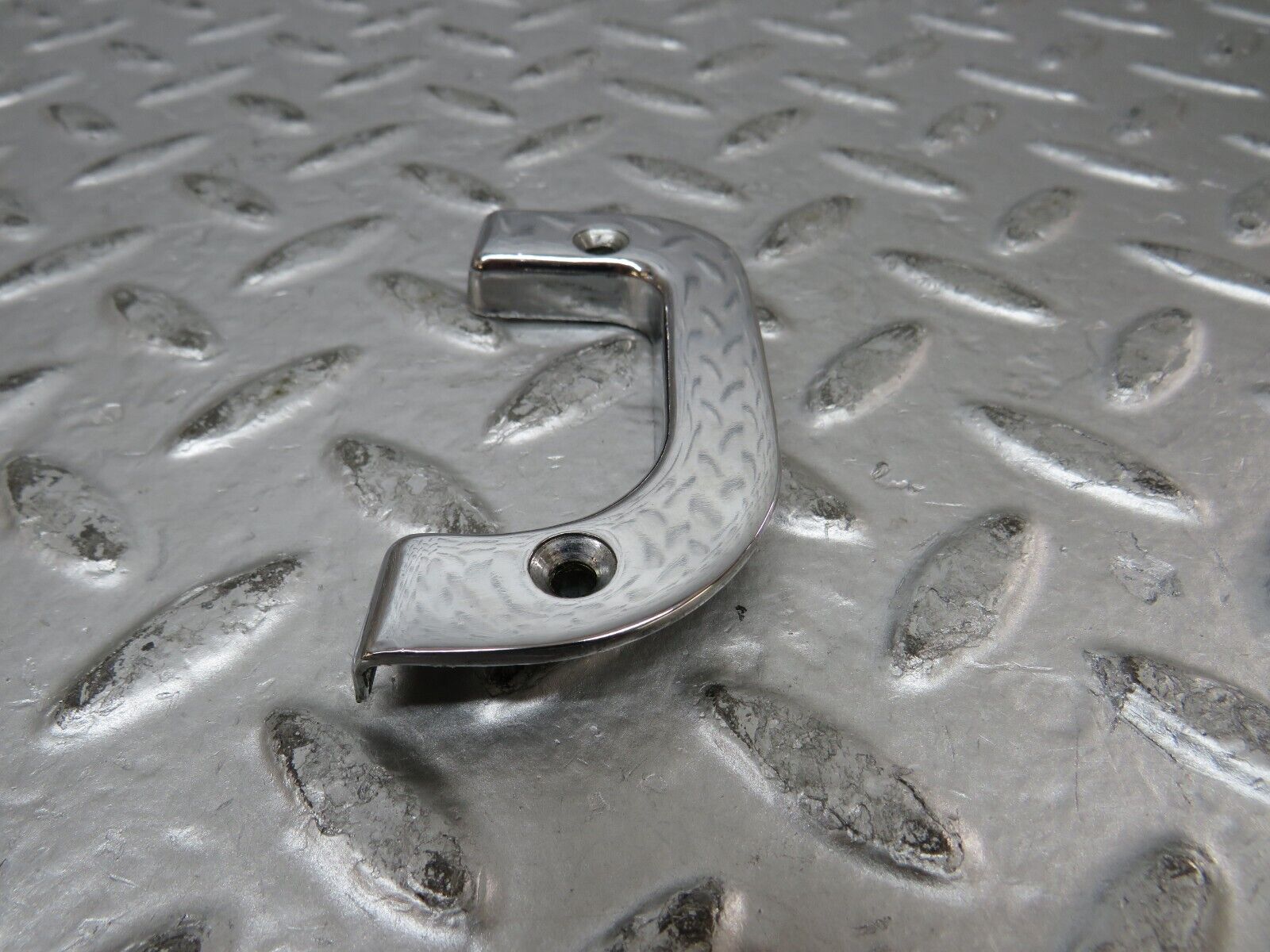 27170 Mercedes-Benz W123 280E Right Interior Chrome Door Latch Trim 1237230224