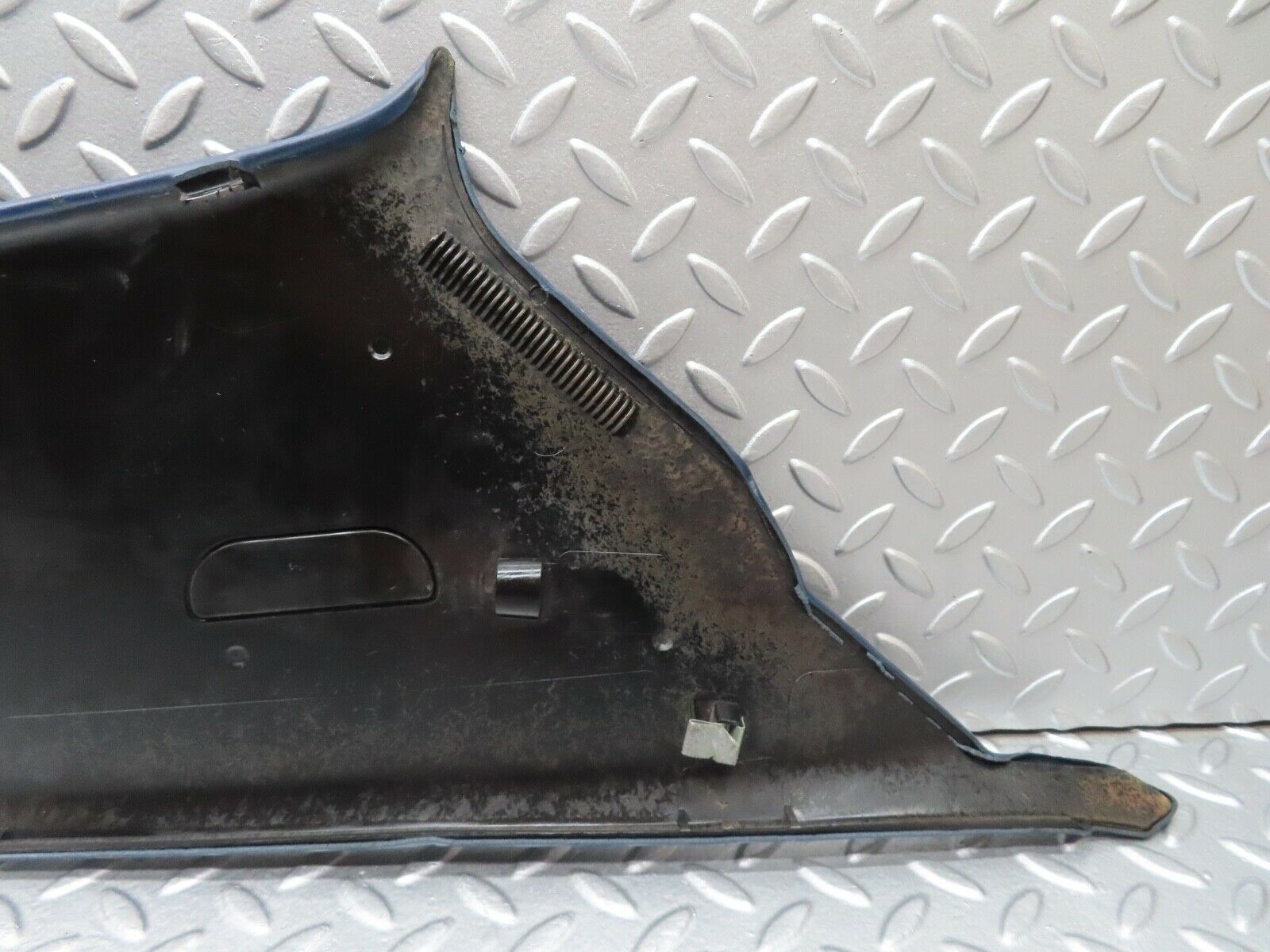 17936 Mercedes-Benz W123 200 C Pillar Cover Panel Right Side Blue 1236900425