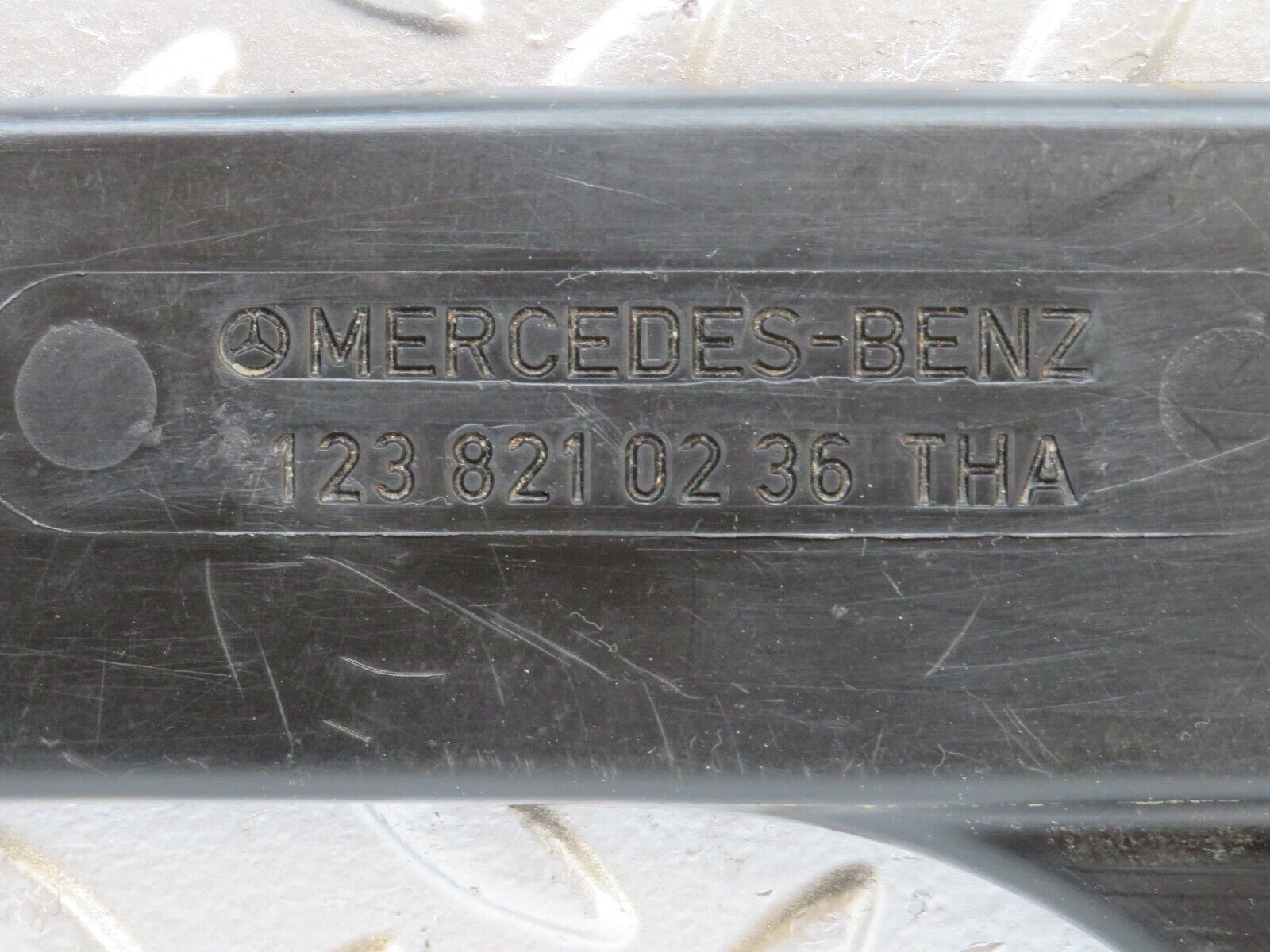 0458 Mercedes-Benz W123 230E Cable Channel Cover 1238210236