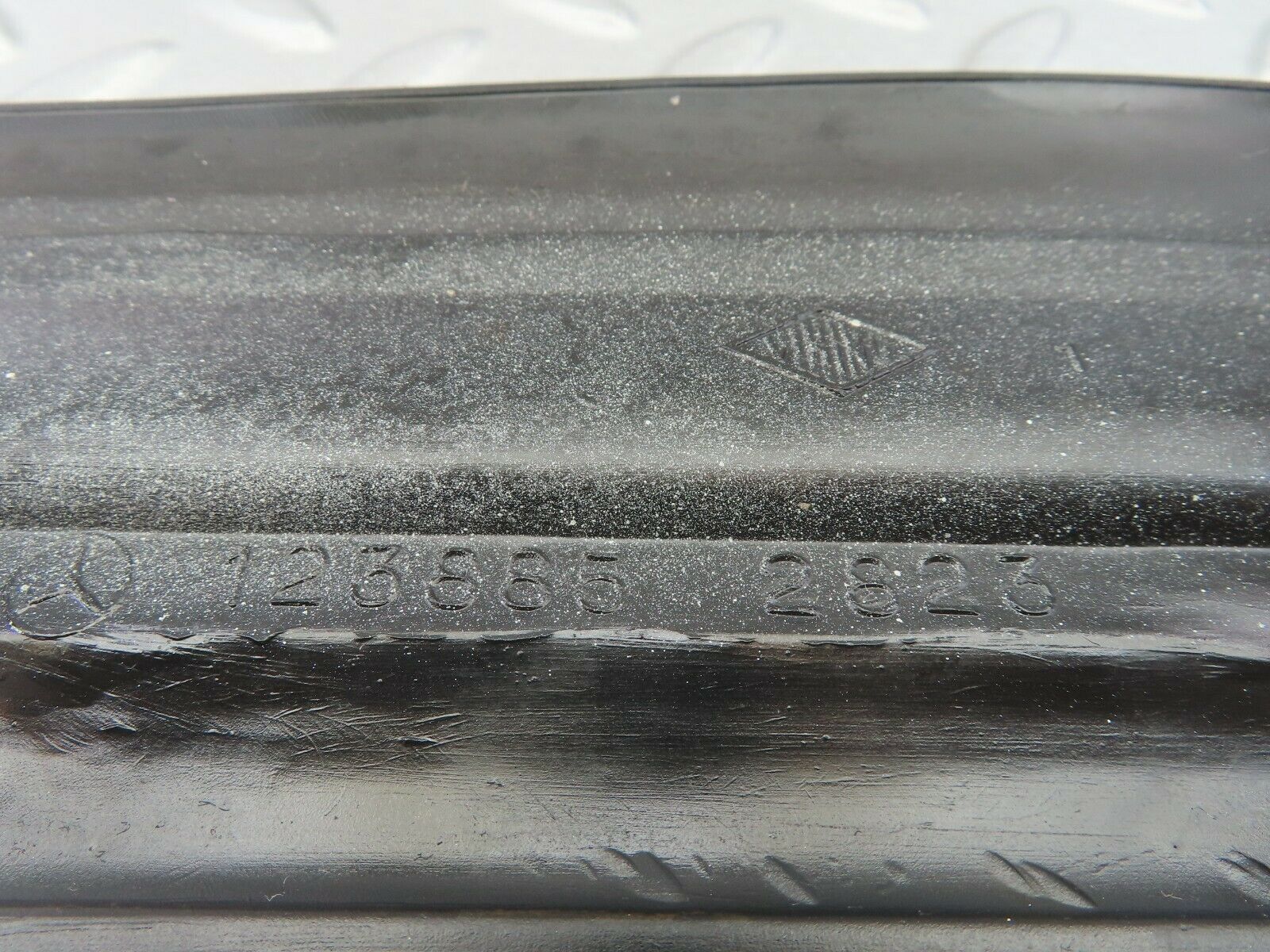 7504 Mercedes-Benz S123 230TE Wagon Front Right Bumper Rubber 1238852823