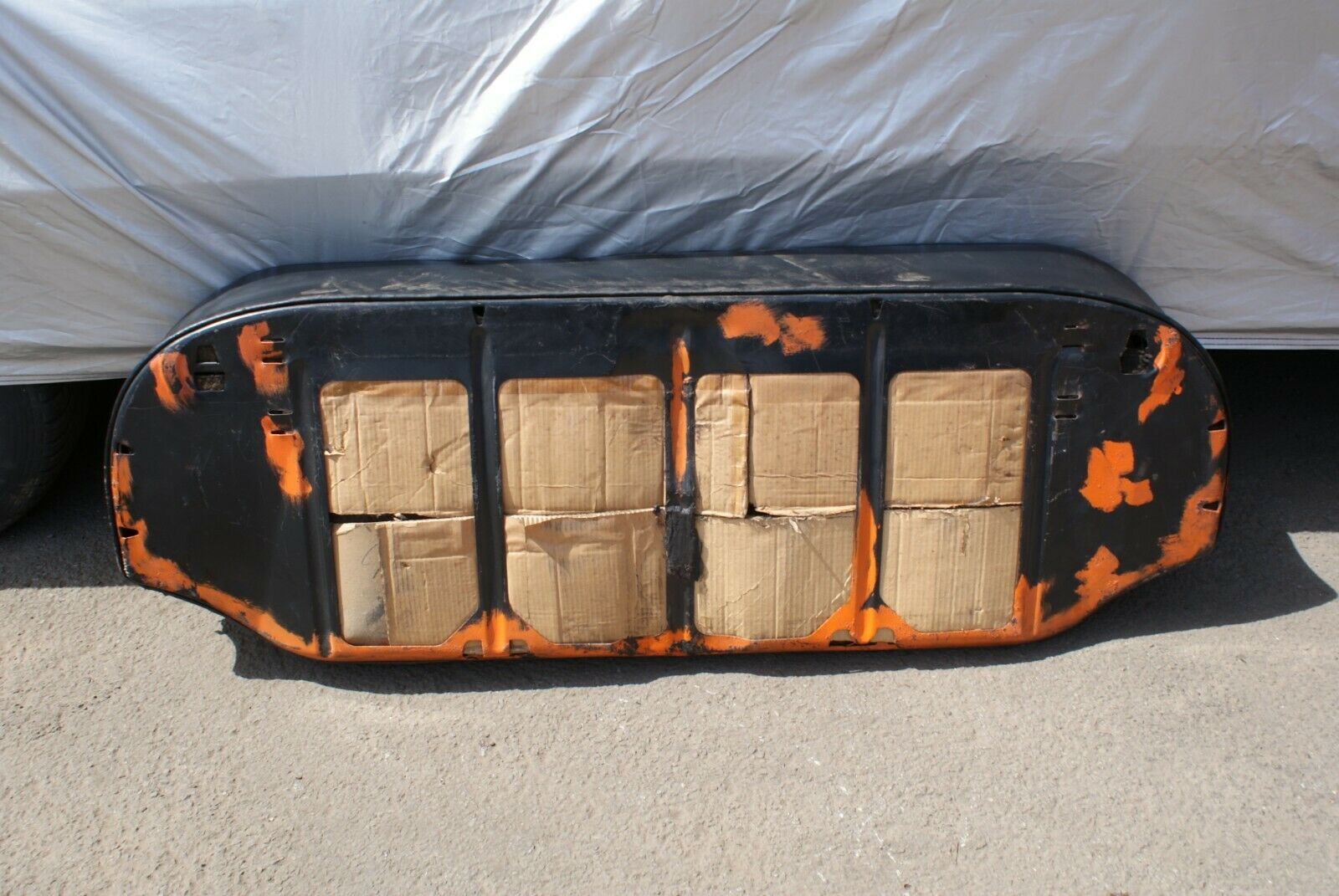 3172 Mercedes-Benz W115 220D Rear Seat Black Faux Leather