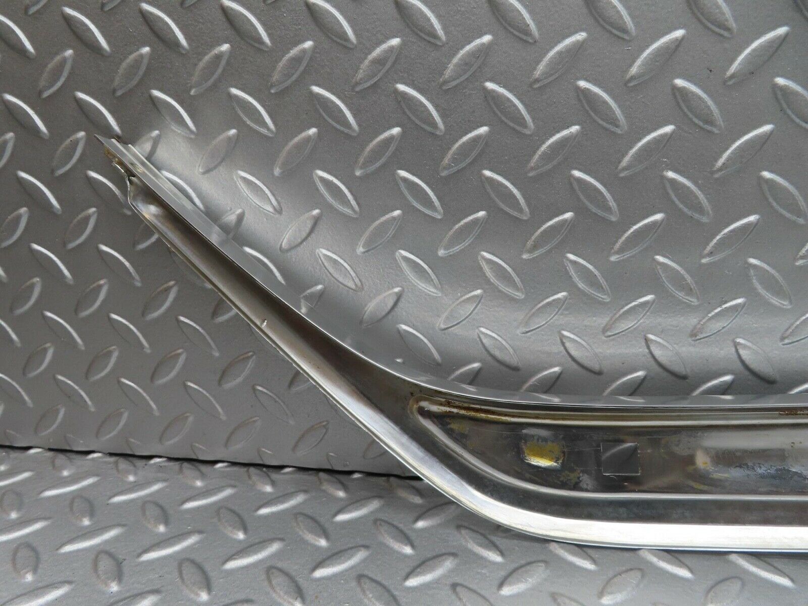 14314 Mercedes-Benz W116 350SE A Pillar Chrome Moulding Trim Right Side