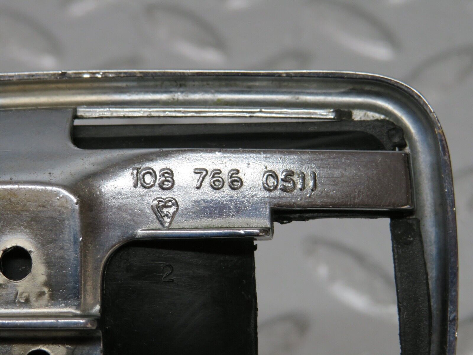 31006 Mercedes-Benz W123 230E Chrome Frame For Door Opener Left 1087660511