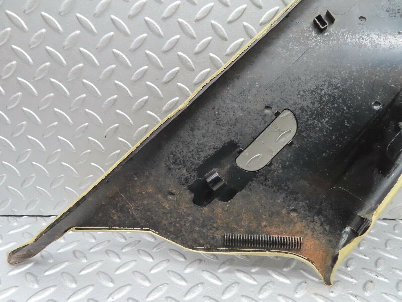 15312 Mercedes-Benz W123 230E C Pillar Cover Panel Right Beige 1236900425