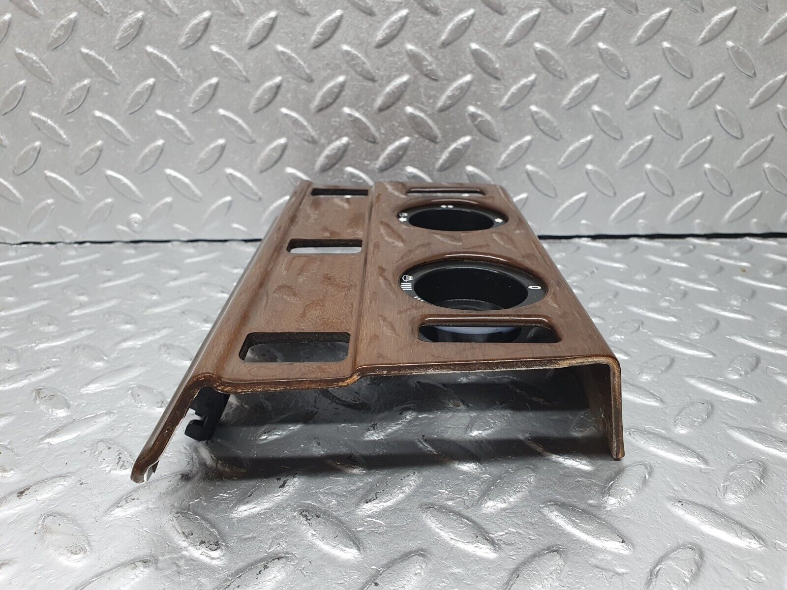 41398 Mercedes-Benz W124 200E Heater Control Panel Wood Trim 1246830275