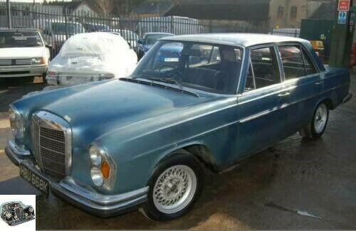 3473 Mercedes-Benz W108 280SE Front Right Upper Bumper Chrome