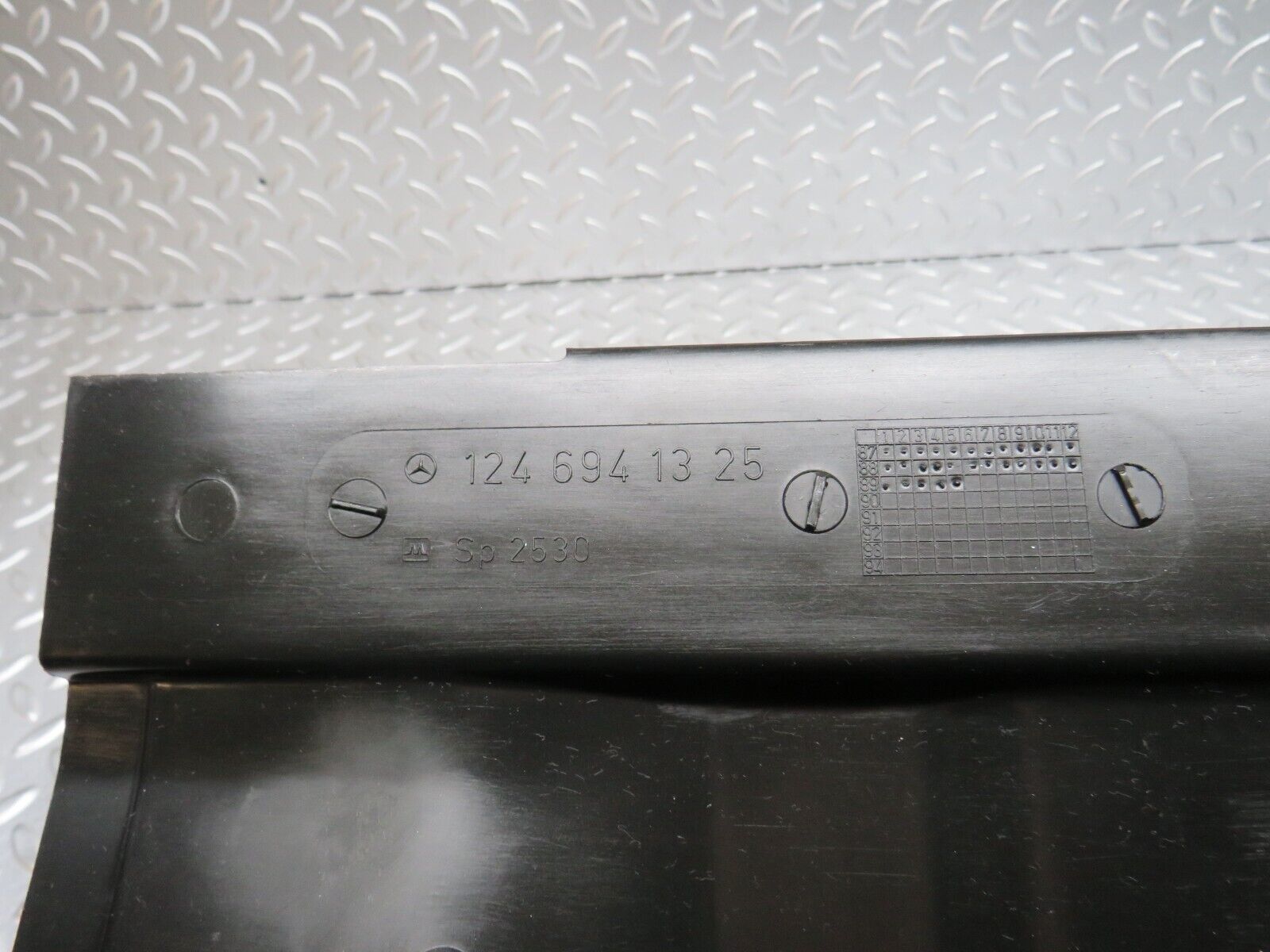 29220 Mercedes-Benz W124 230E Trunk Lock Trim Panel 1246941325