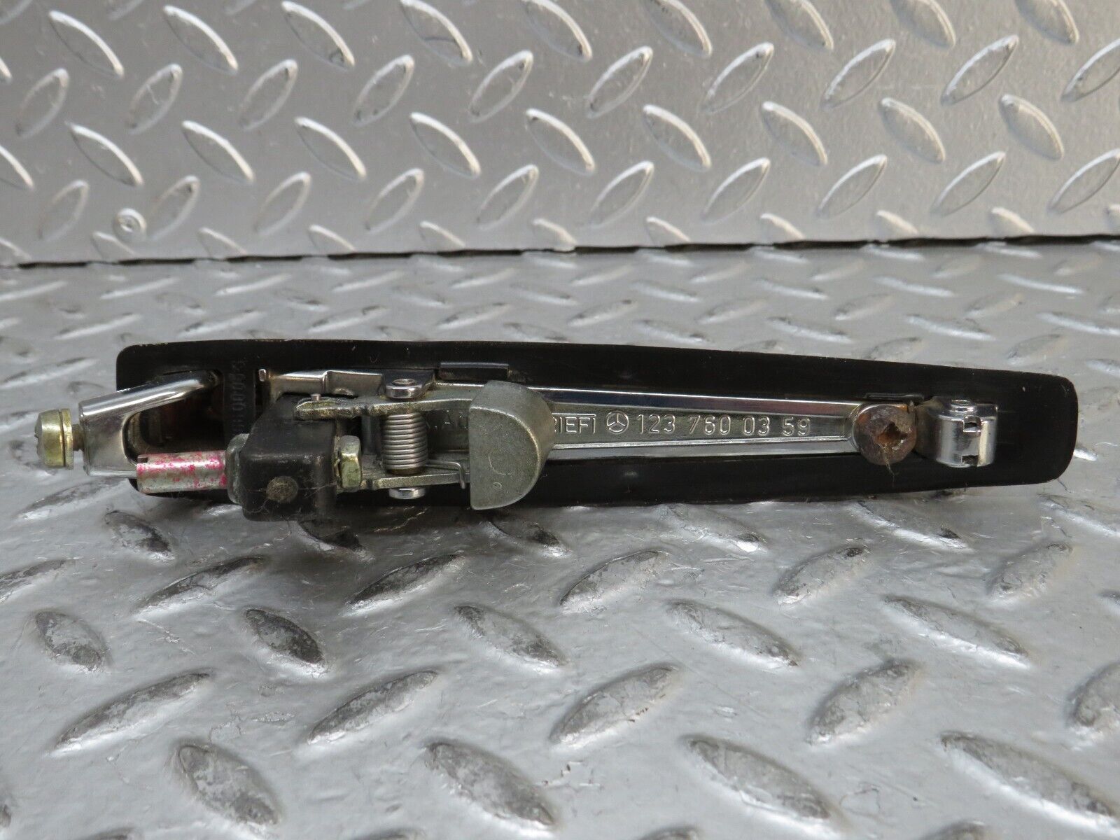 28812 Mercedes-Benz W123 230E Rear Exterior Chrome Handle 1237600359