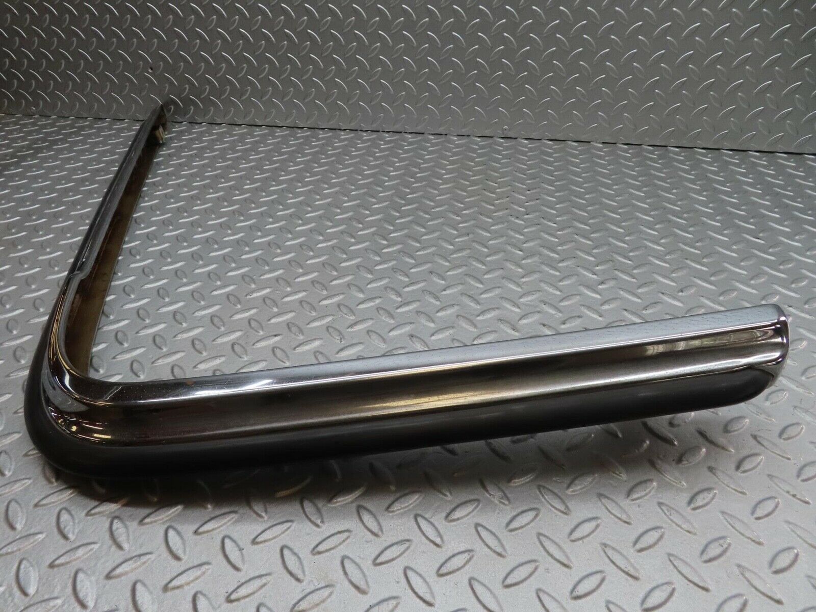 14313 Mercedes-Benz W116 350SE Rear Left Upper Bumper Chrome 1168800771