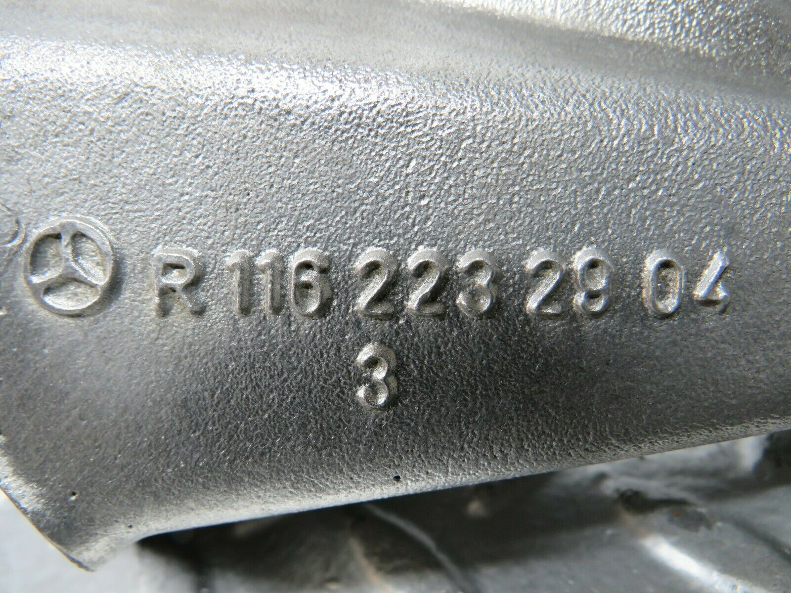 23286 Mercedes-Benz W116 350SE Engine Mount Bracket Left Side 1162232904