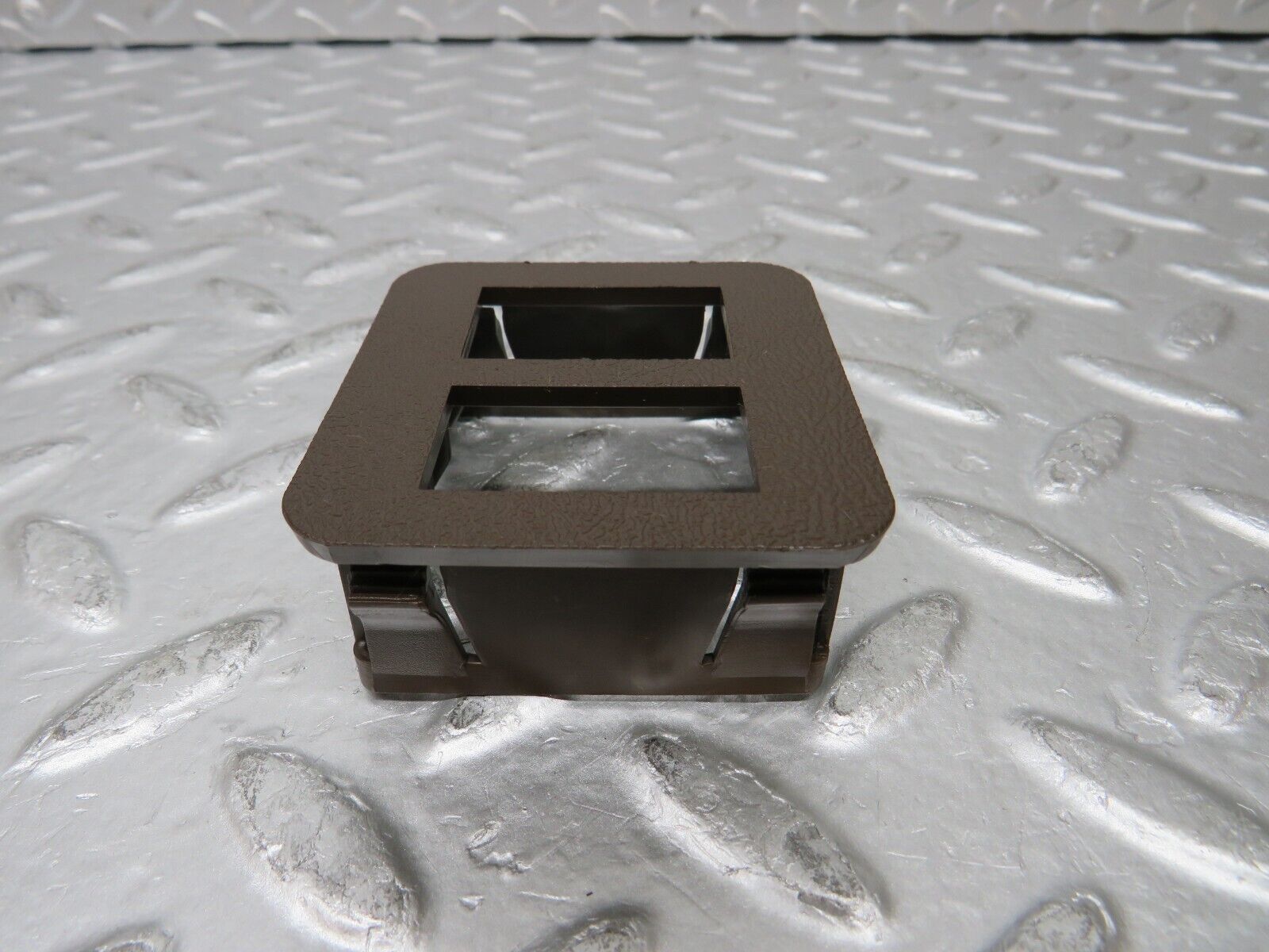 30024 Porsche 924 Rear Heated Window Switch Surround Brown 477857138