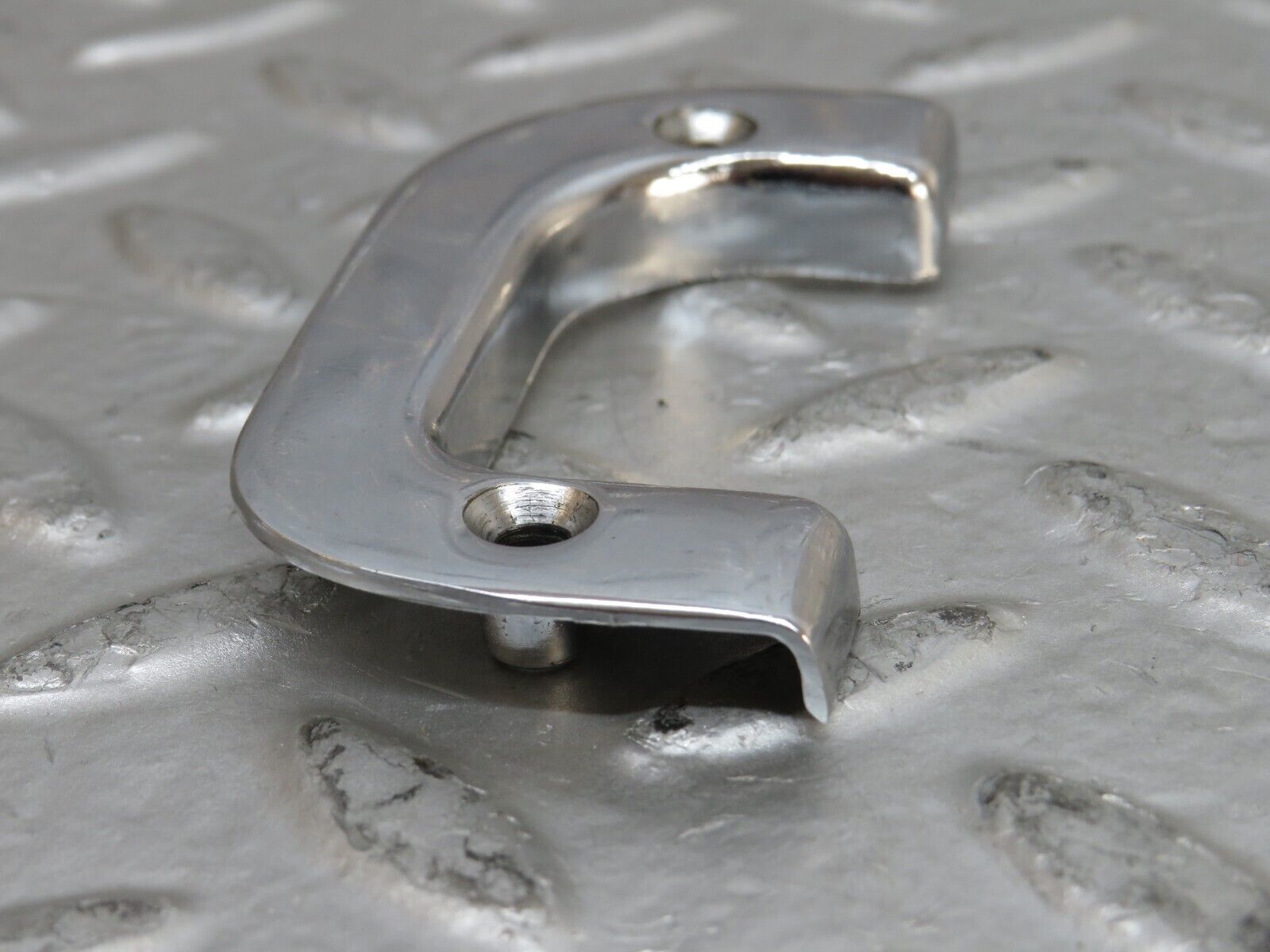 28280 Mercedes-Benz S123 240D Wagon Right Interior Chrome Latch Trim 1237230224