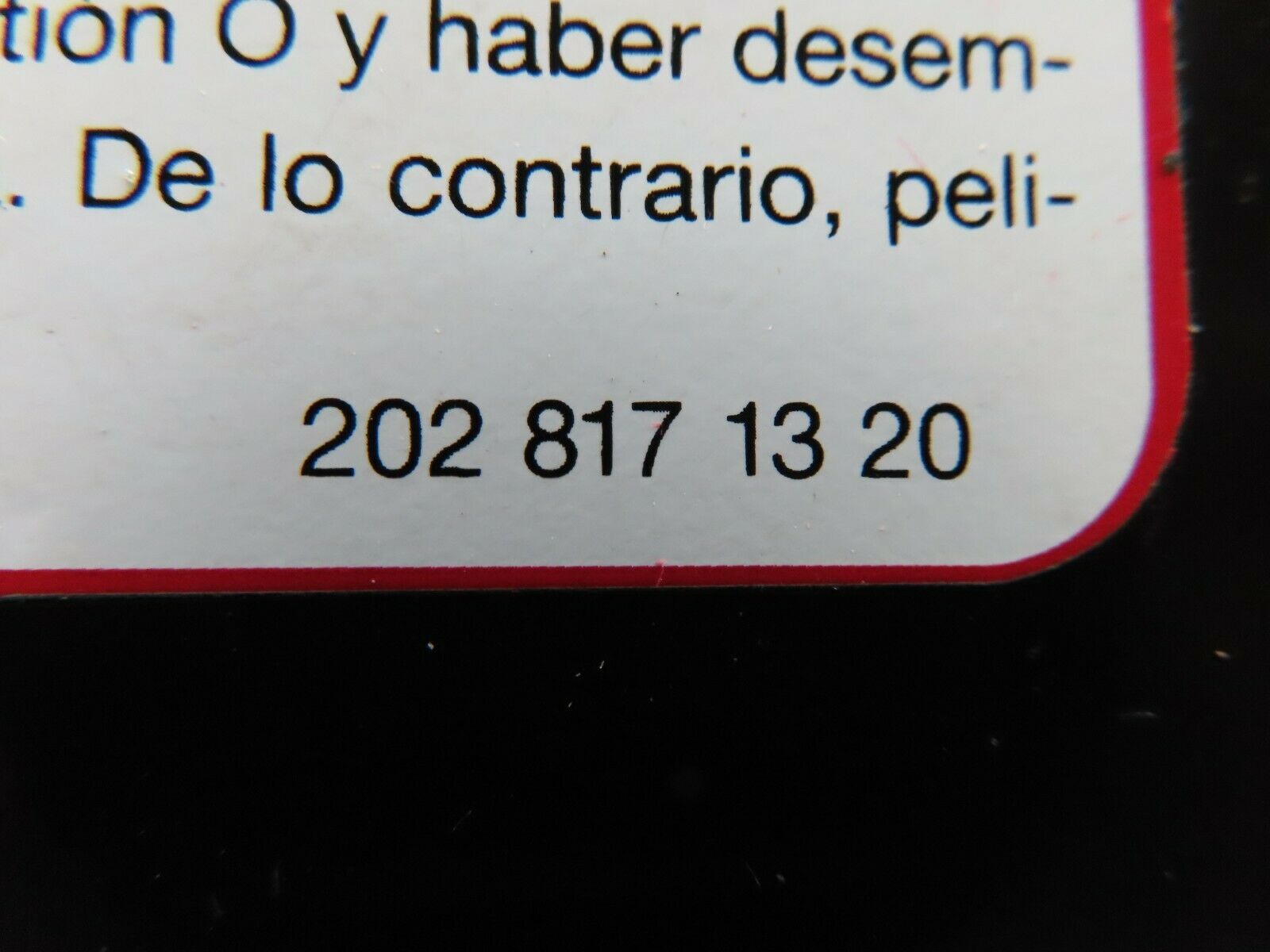 6596 Mercedes-Benz S124 E220 Wagon Front Right Floor Relay Cover 2028171320