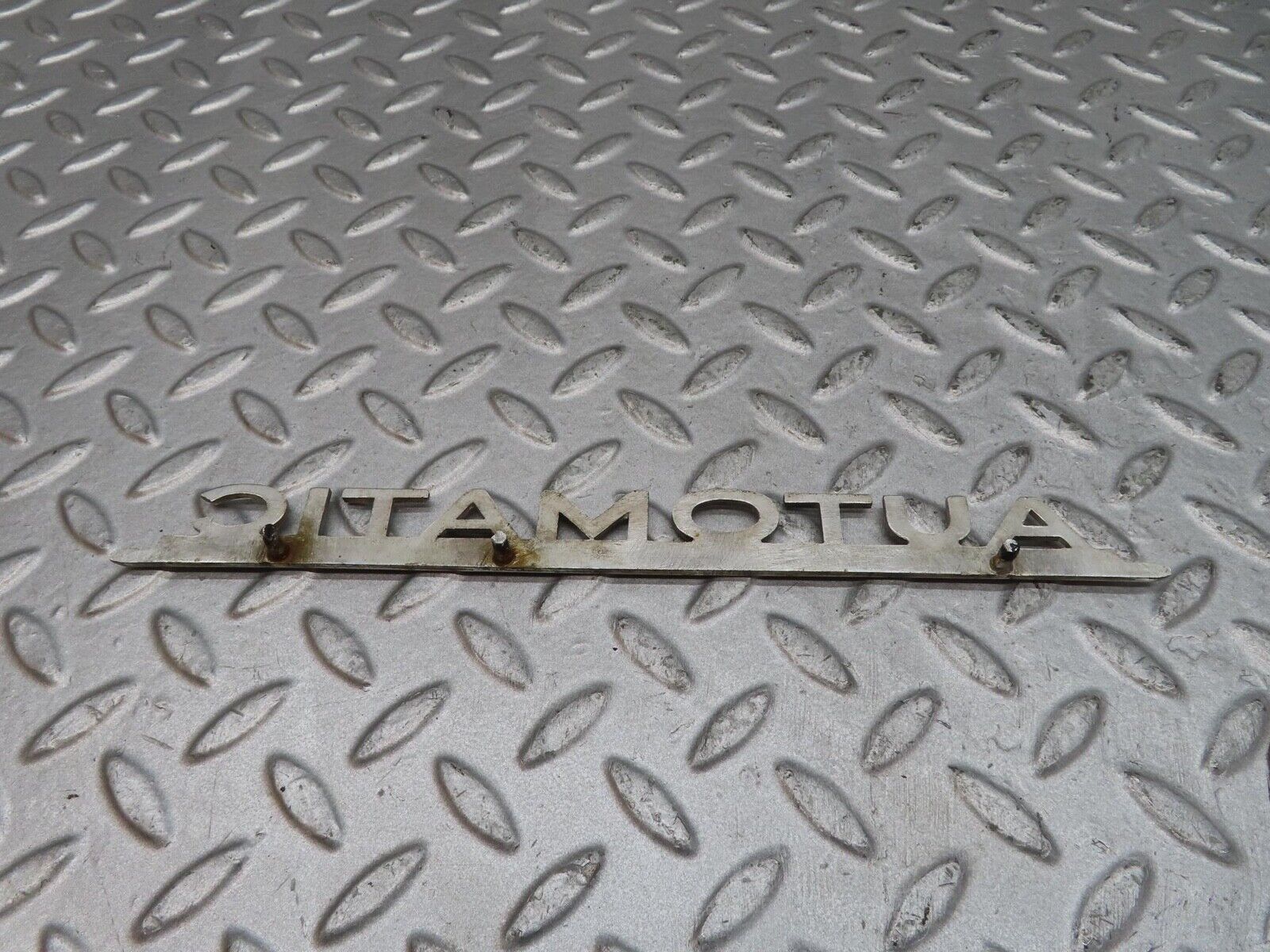 12476 Mercedes-Benz W108 280SE 3.5 Trunk Badge Emblem AUTOMATIC