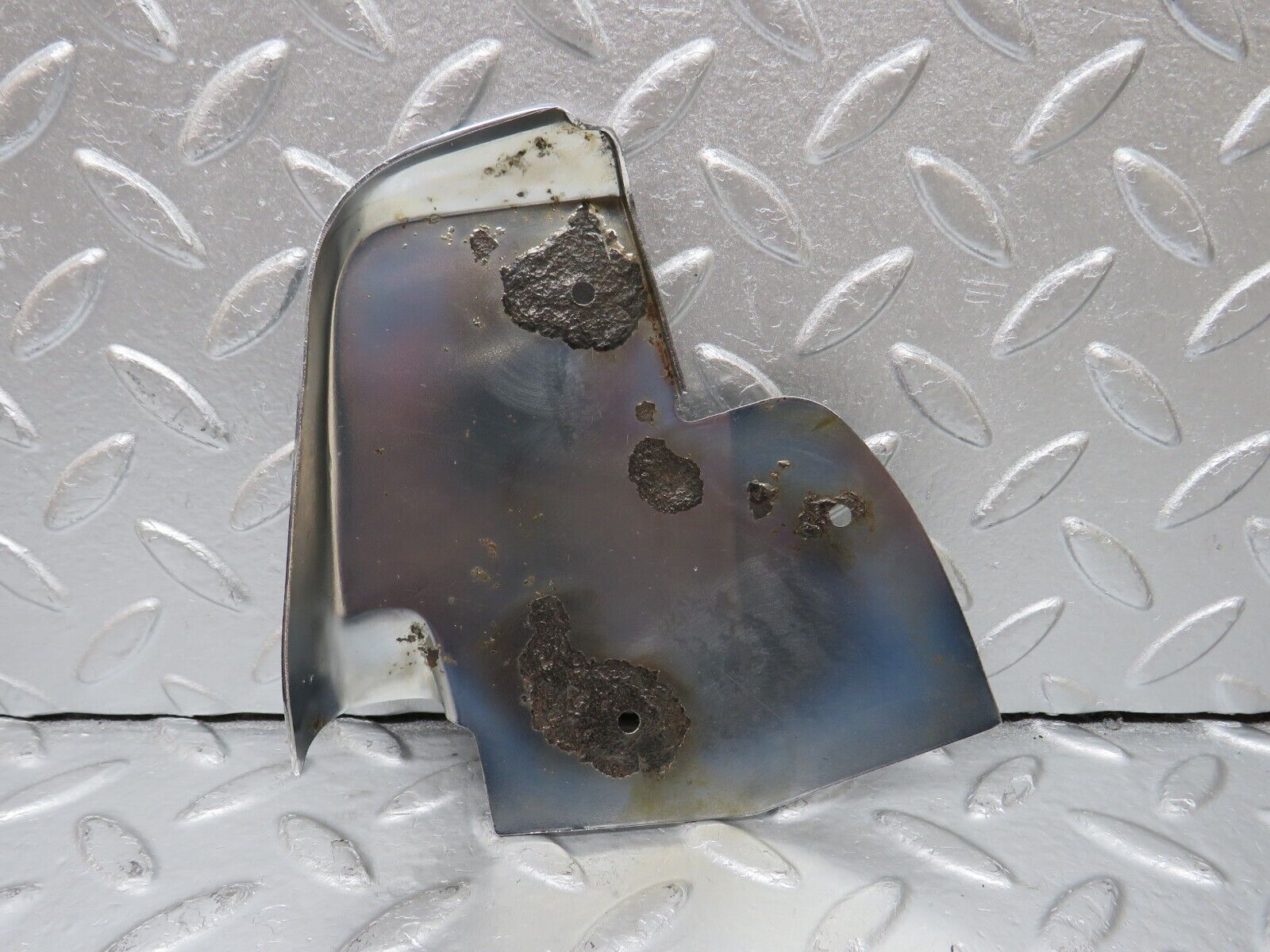 34358 Mercedes-Benz C126 380SEC Coupe Door Chrome Cover Left Side